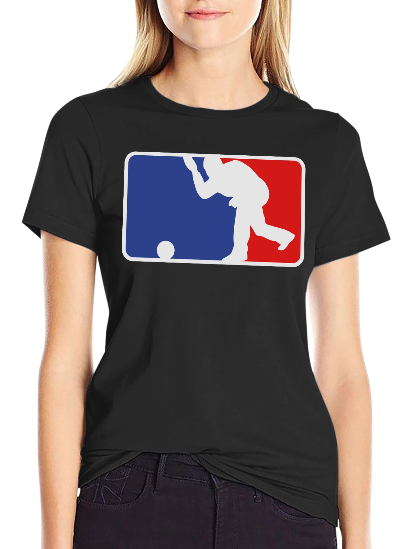 Black Bowling Strike T-Shirt view 2