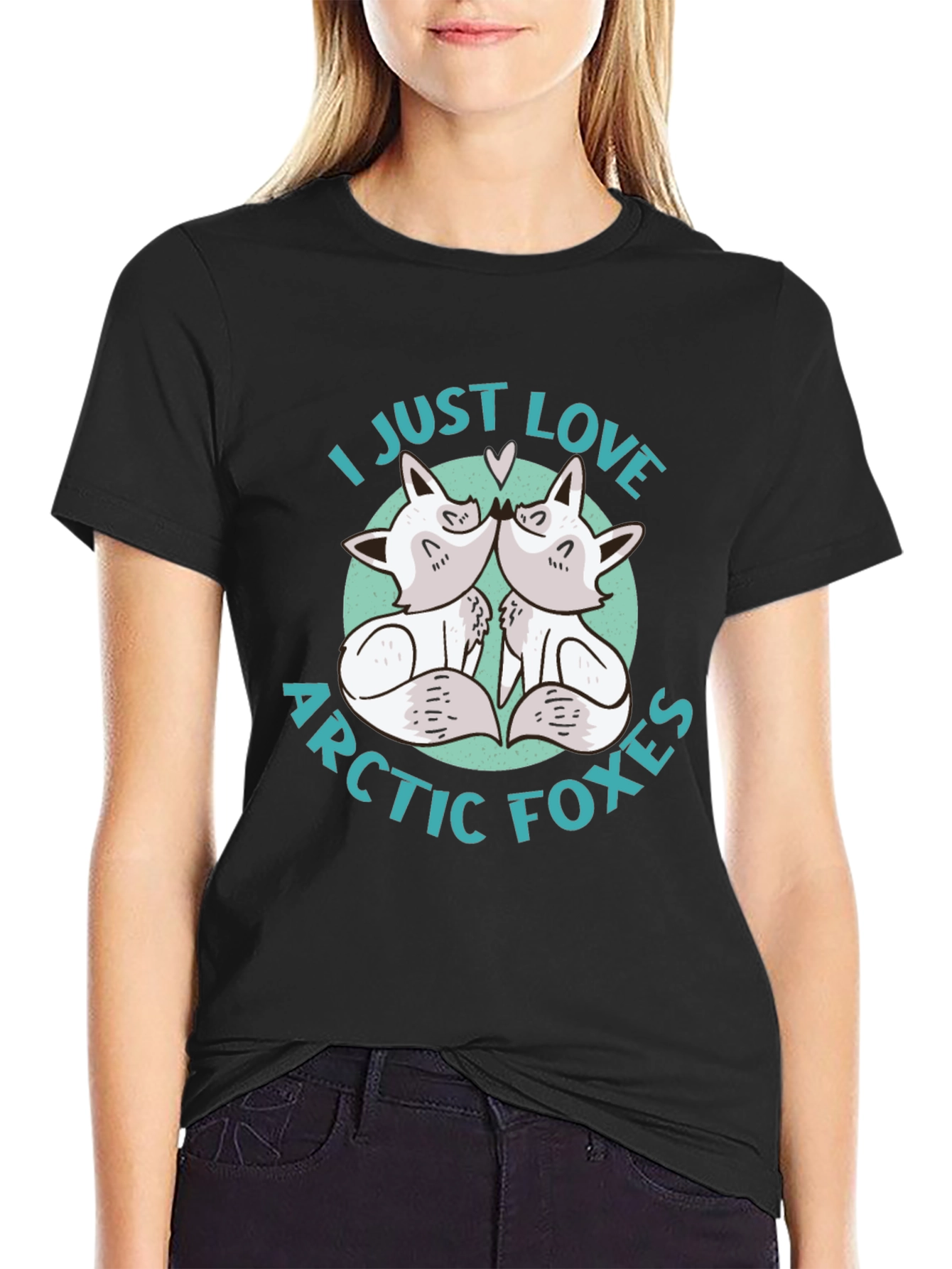 I Just Love Arctic Foxes Graphic T-Shirt - 2