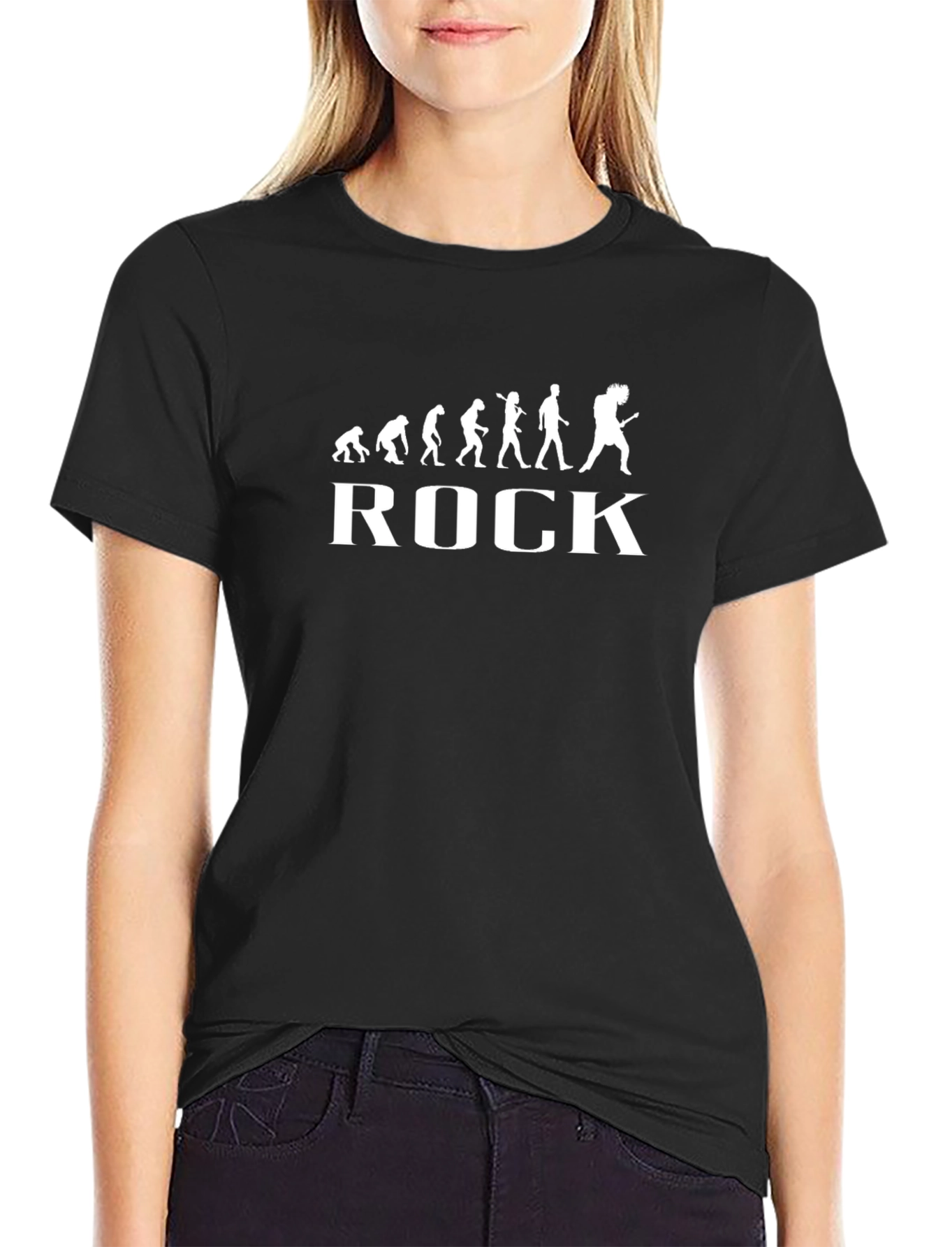 Black Rock Evolution Black T-Shirt view 2