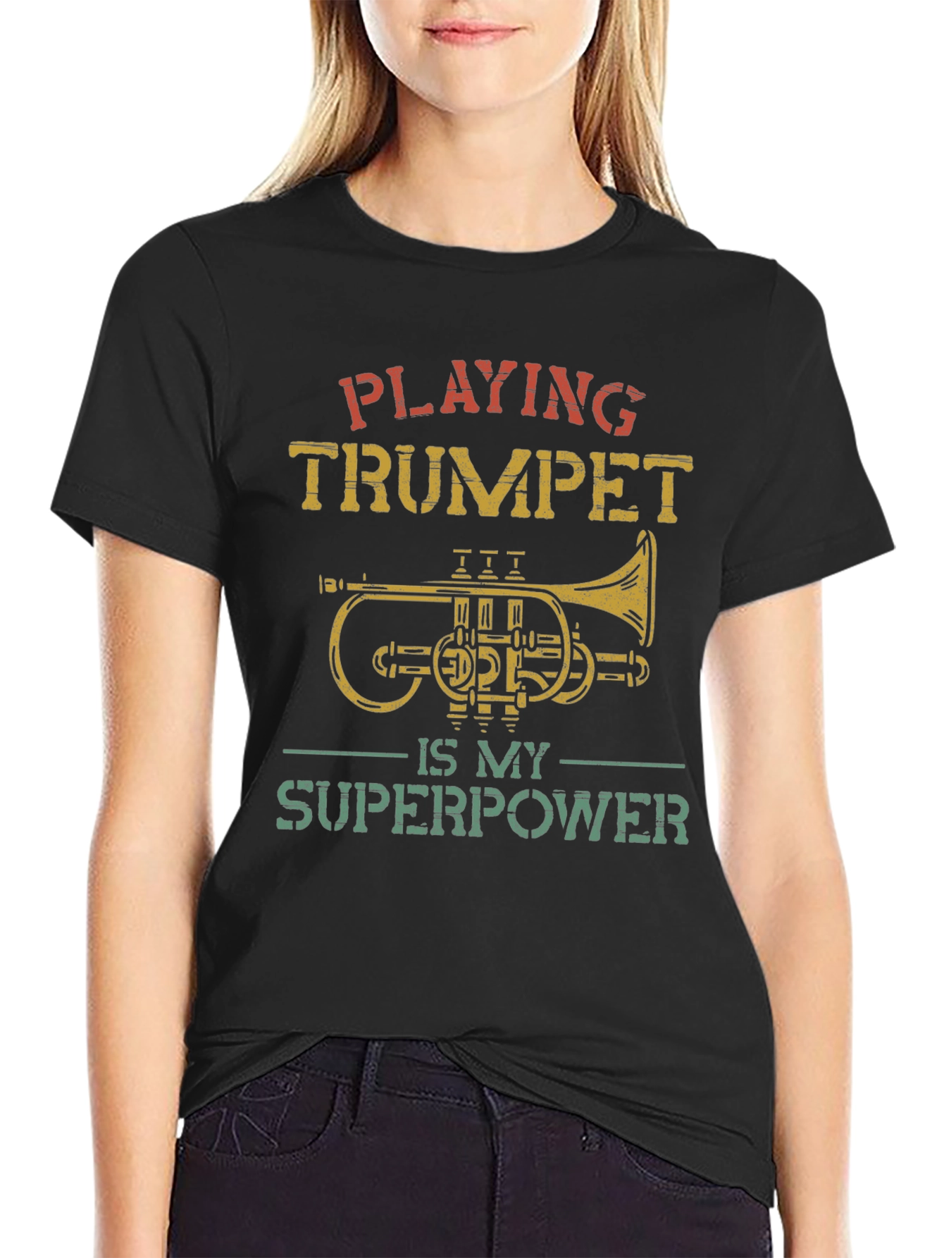 Playing Trumpet is My Superpower T-Shirt - 2