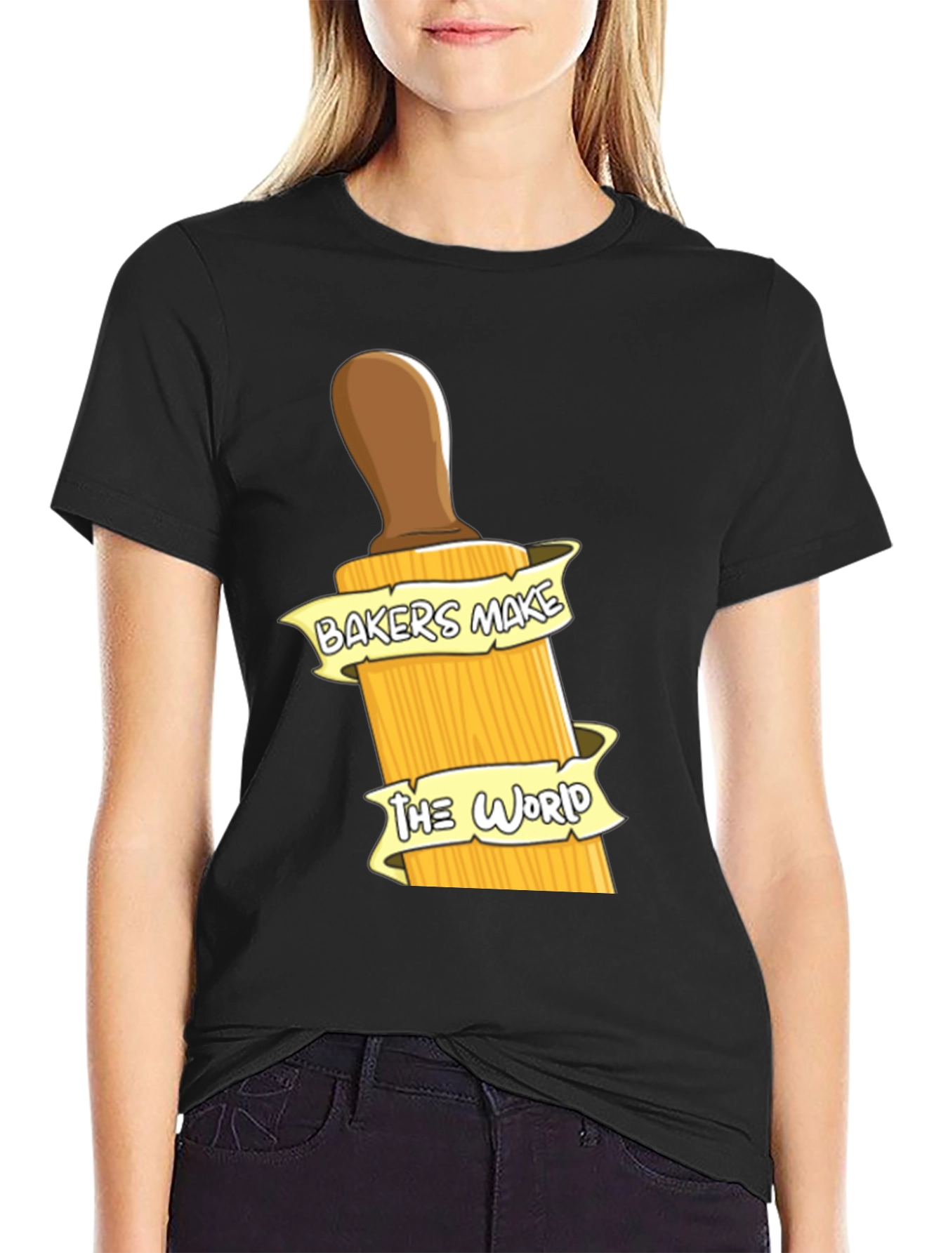 Black Bakers Make the World T-Shirt view 2