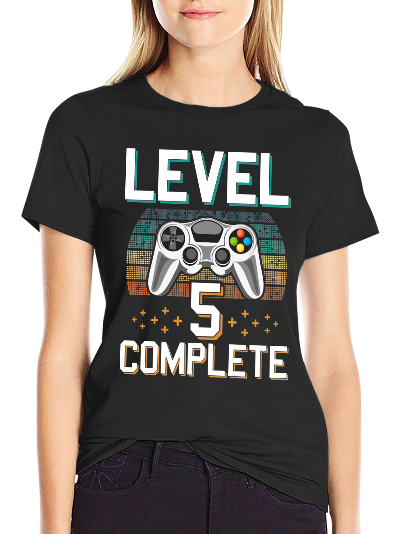 Black Level 5 Complete Gamer T-Shirt view 2