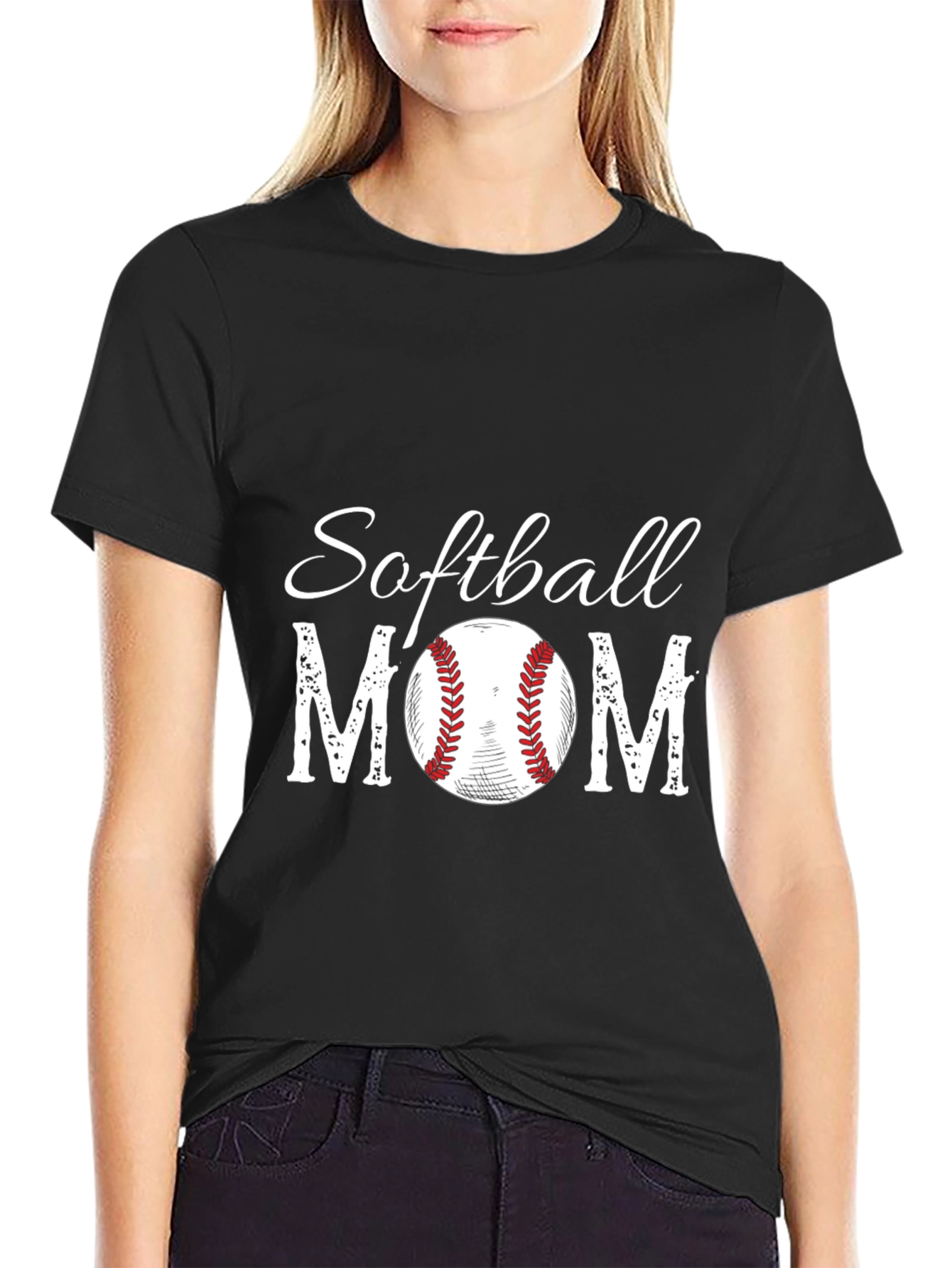 Softball Mom Graphic T-Shirt - 2