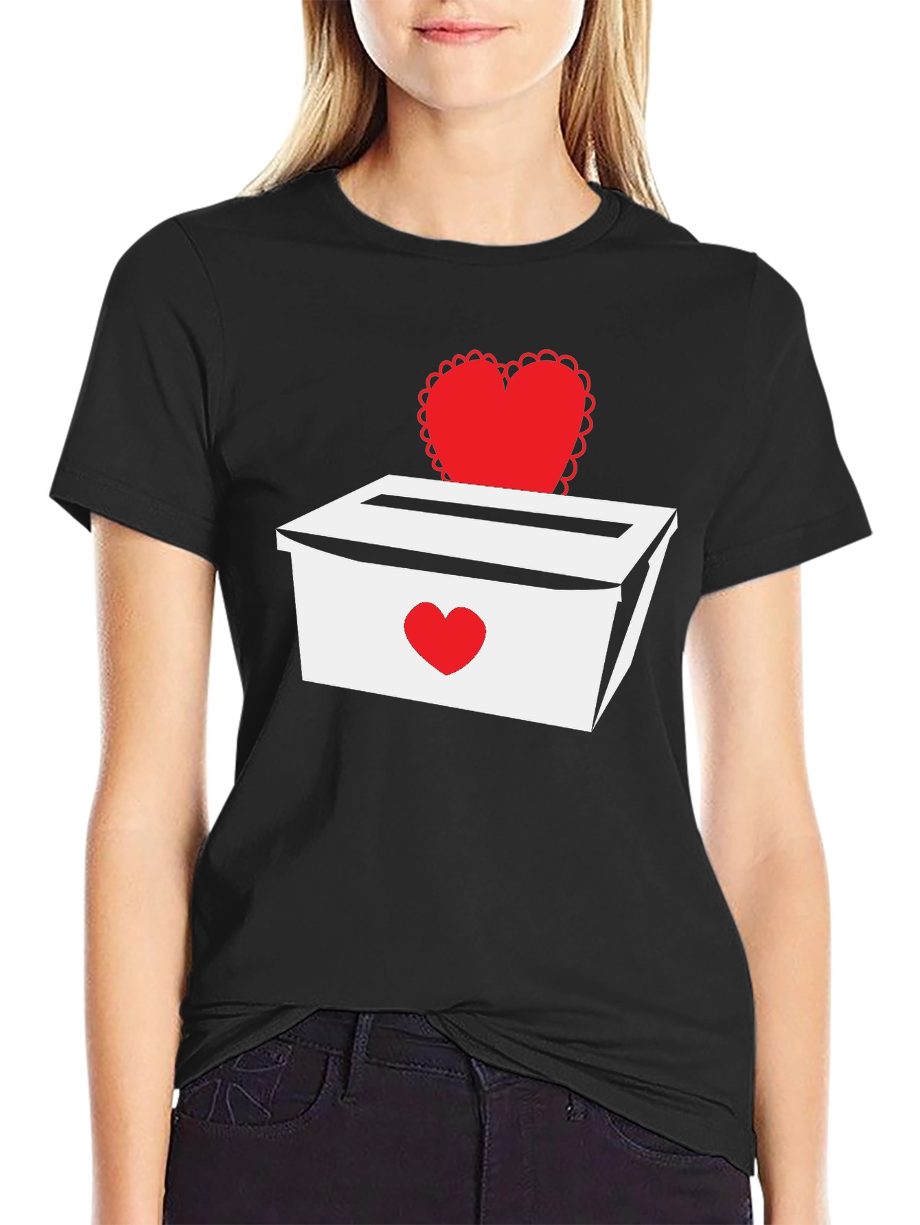 Black Love Gift Box Tee view 2