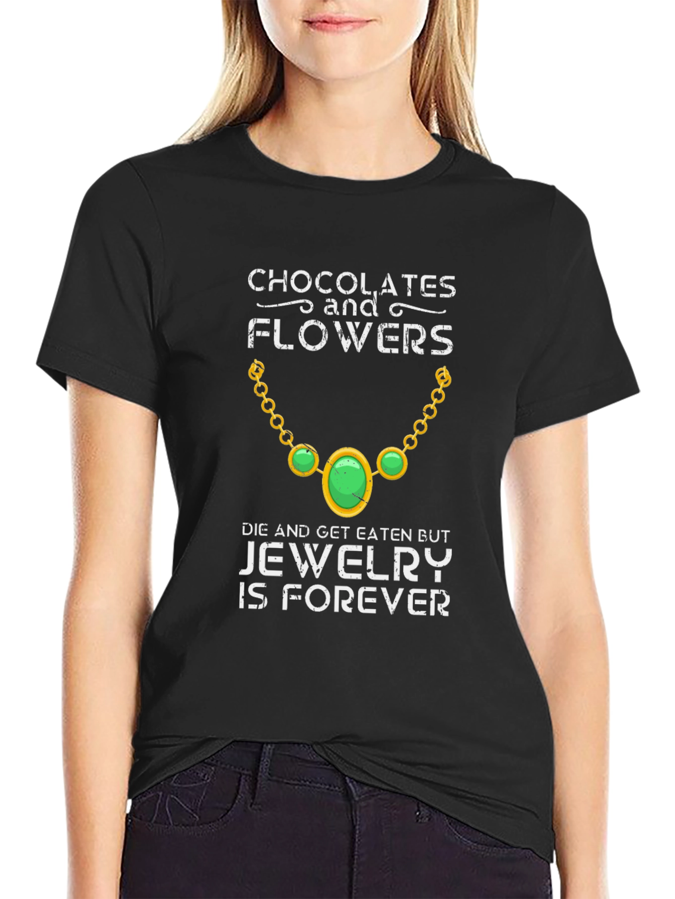 Black Jewelry is Forever Graphic Tee view 2
