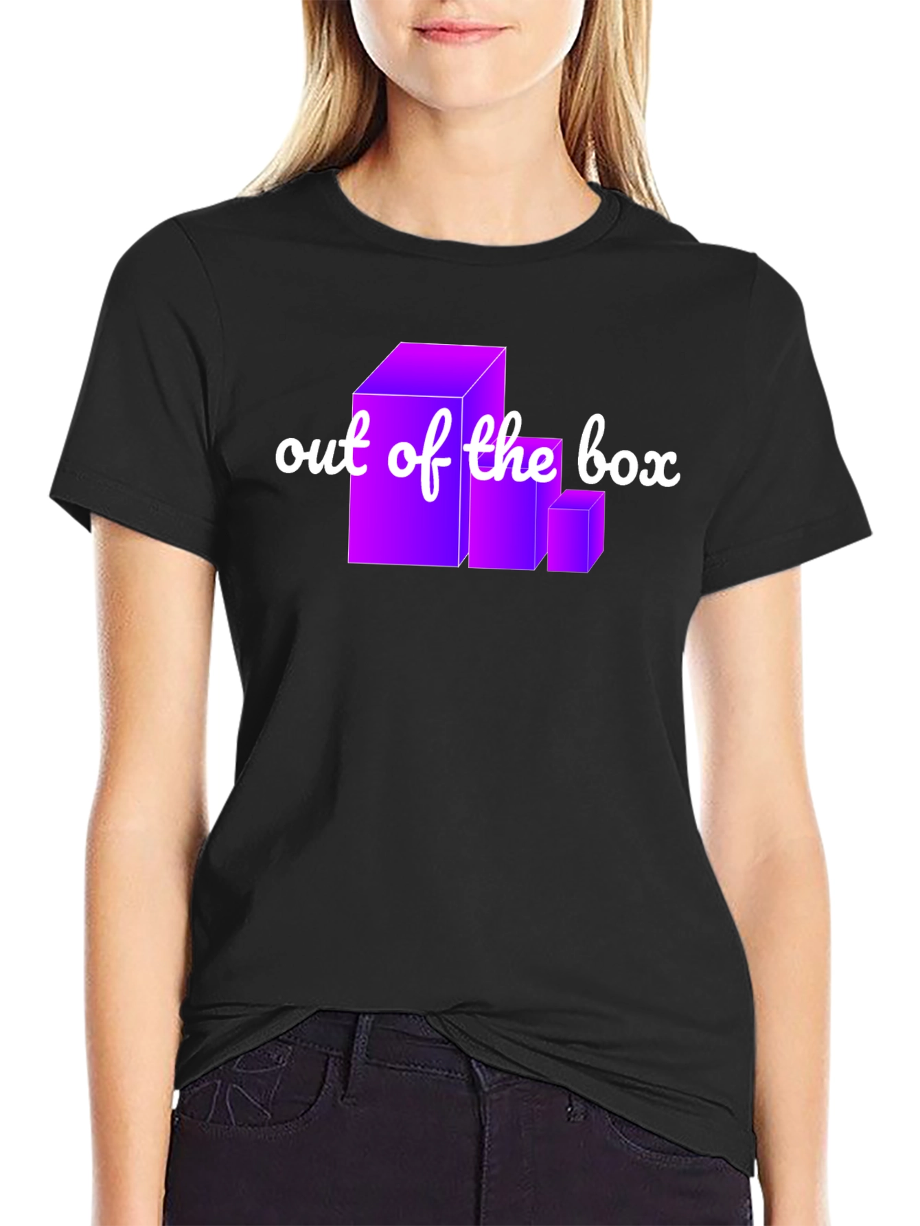 Black Out of the Box Graphic T-Shirt view 2