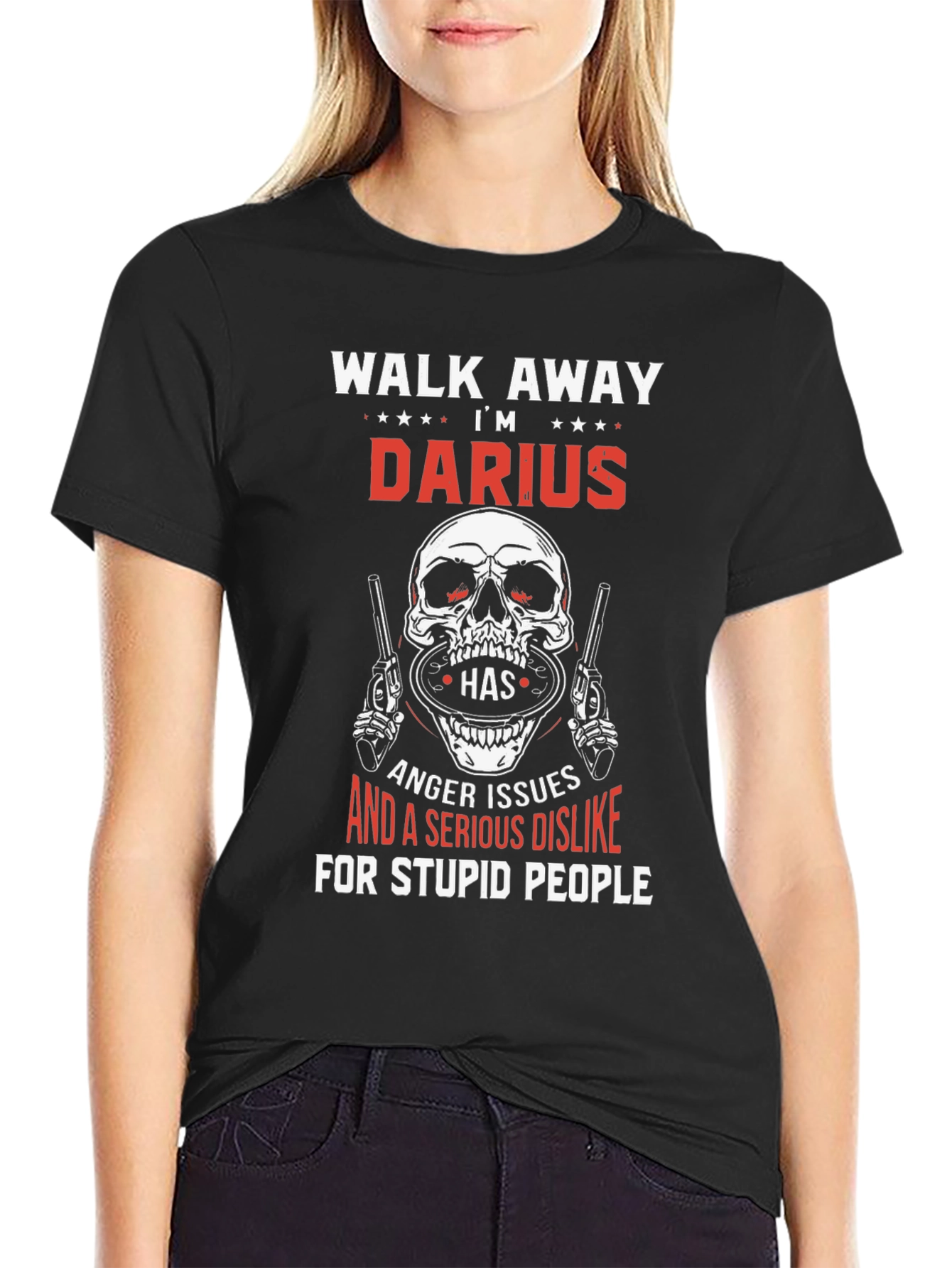 Black Walk Away Darius T-Shirt view 2