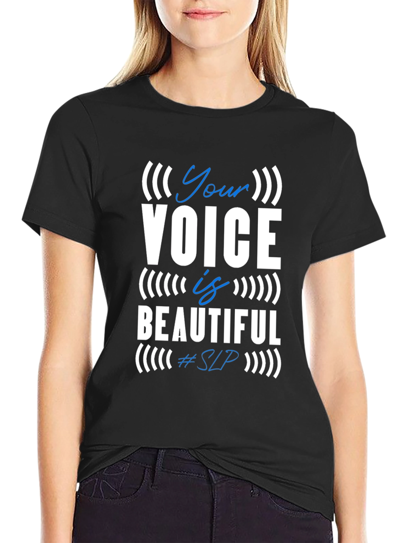 Black Your Voice is Beautiful T-Shirt view 2