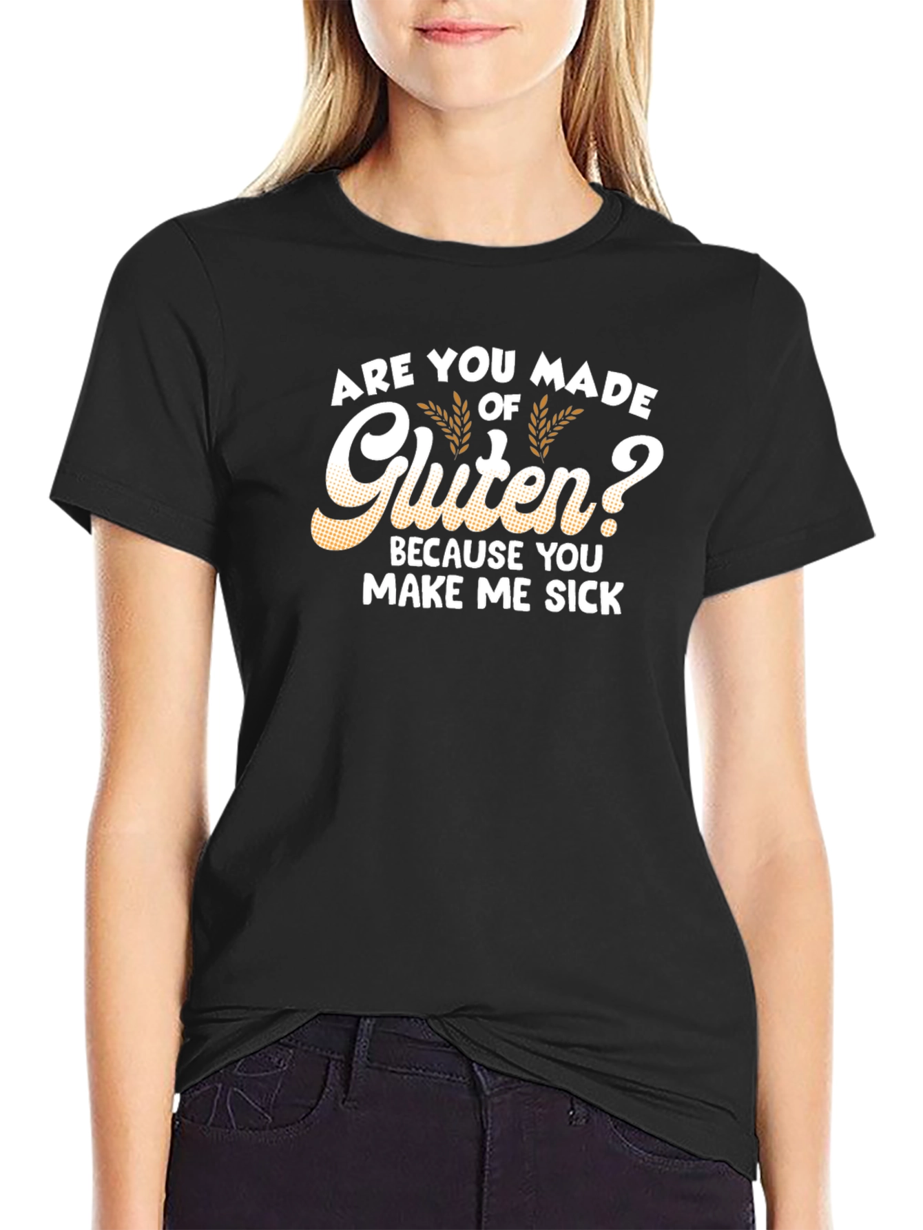 Gluten Humor Graphic Tee - Make Me Sick T-Shirt - 2