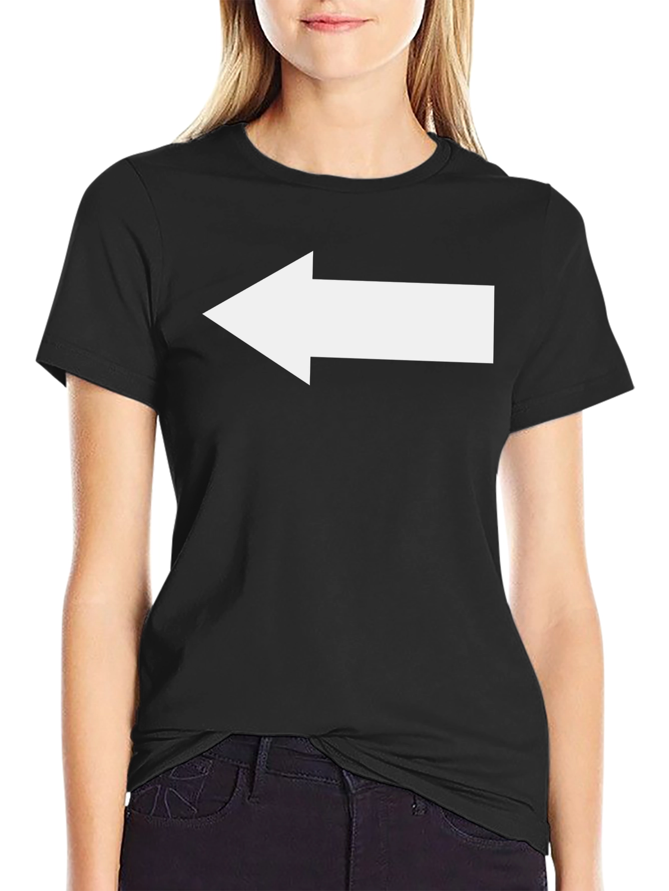Black Arrow Graphic T-Shirt - Black view 2