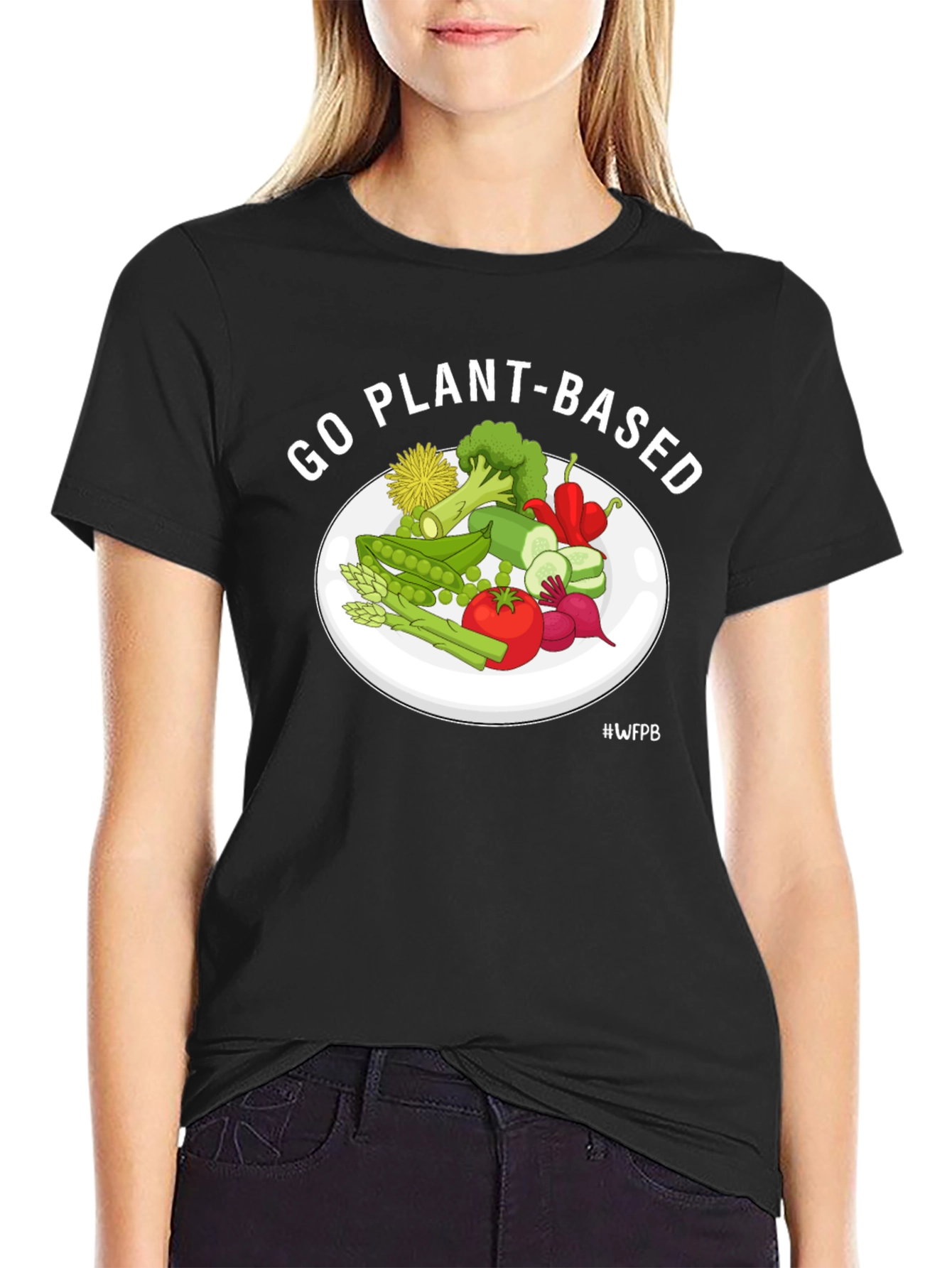 Black Go Plant-Based T-Shirt view 2
