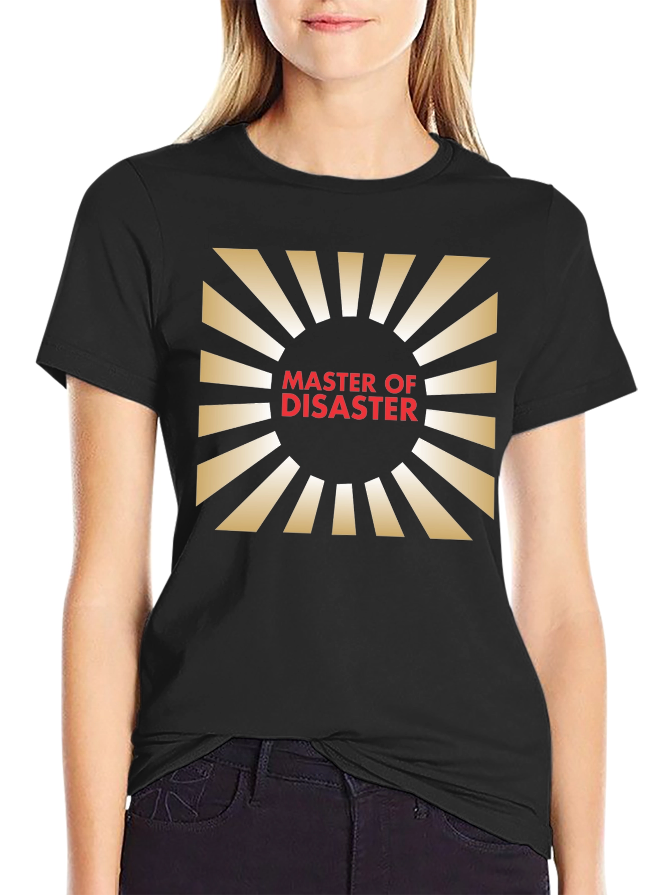Black Master of Disaster Graphic T-Shirt view 2