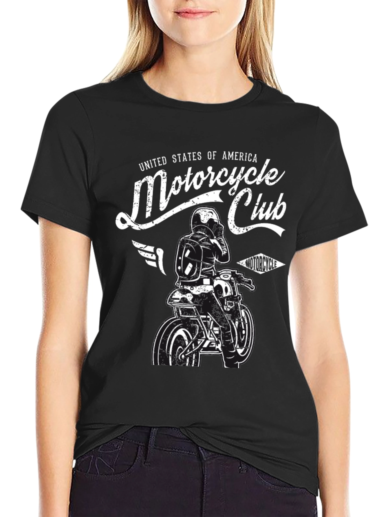 Motorcycle Club Graphic Tee - United States of America - 2