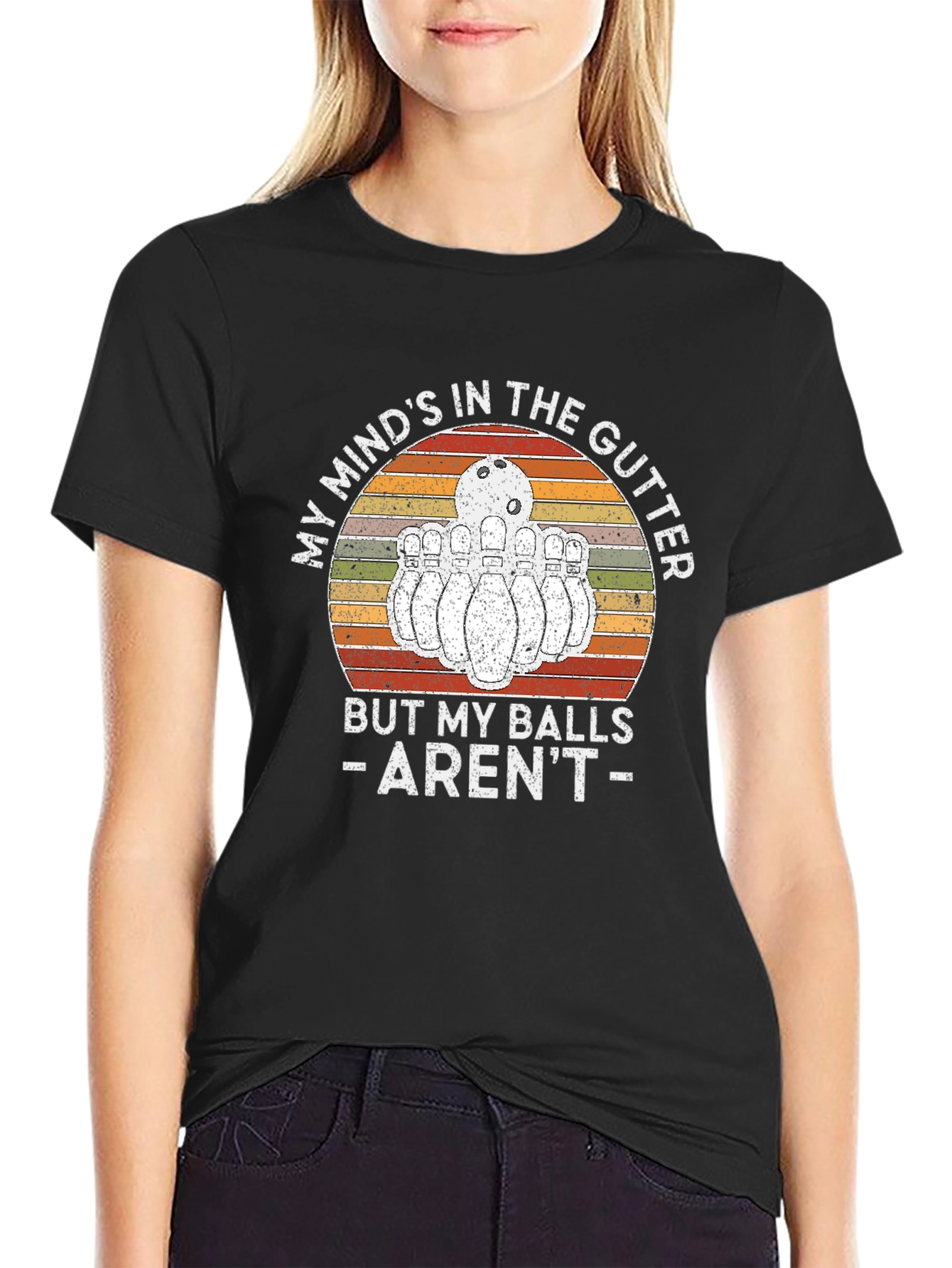 My Mind's In The Gutter Bowling T-Shirt - 2