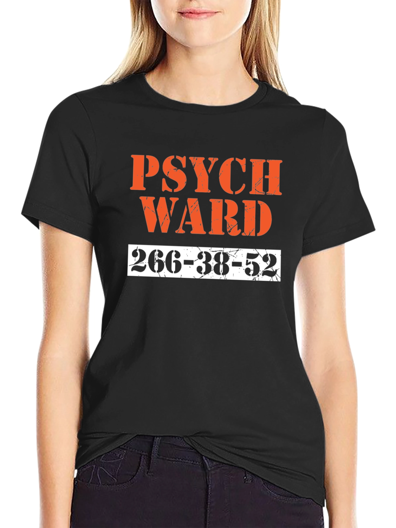 Black Psych Ward Graphic Novelty T-Shirt view 2