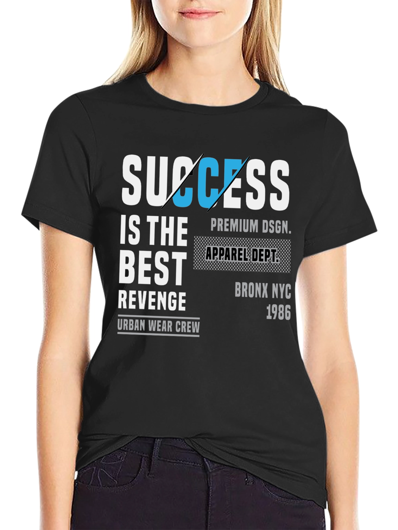 Black Success is the Best Revenge Graphic Tee view 2