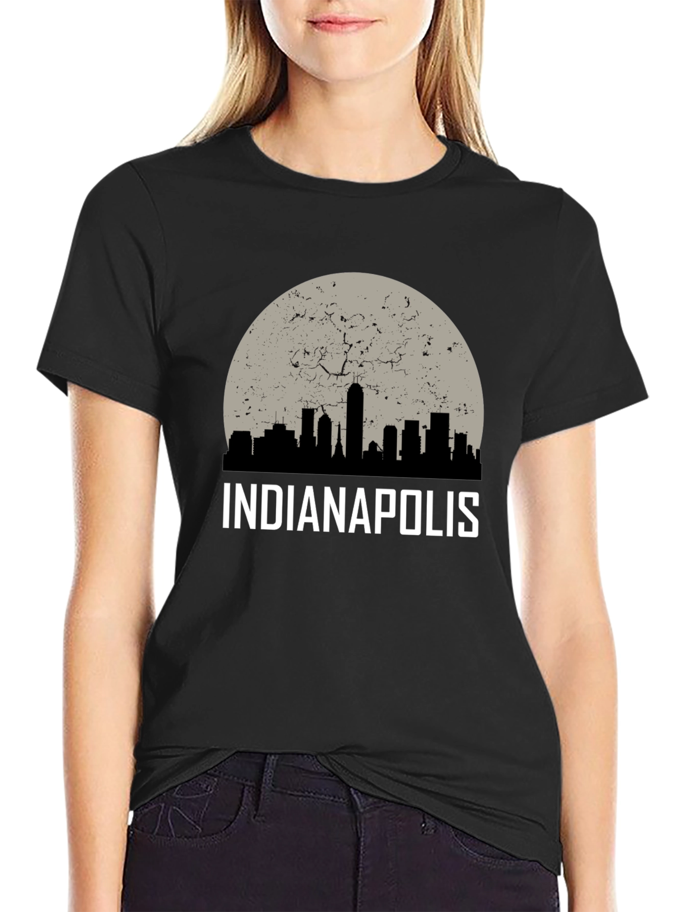 Indianapolis Skyline Graphic T-Shirt - 2