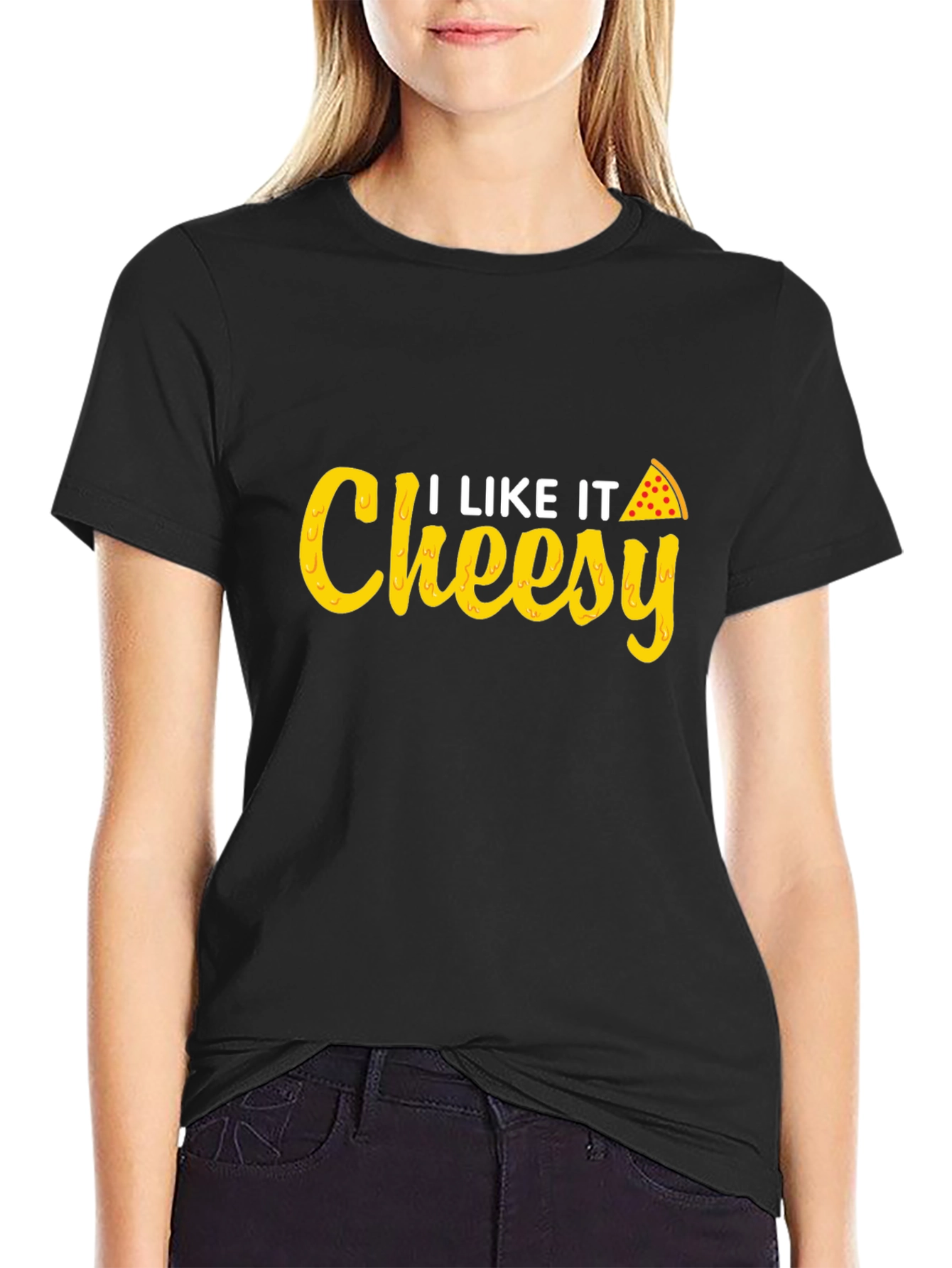 I Like It Cheesy T-Shirt - Pizza Lover Tee - 2