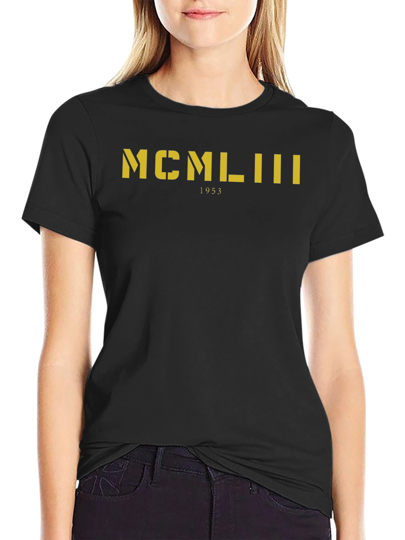 Black Vintage MCMIII 1953 T-Shirt view 2