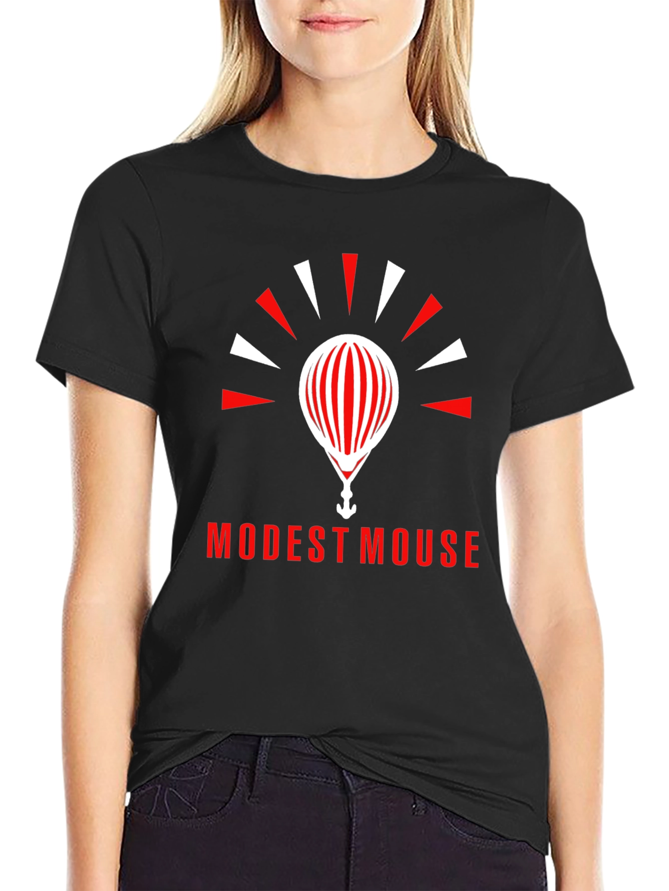 Black Modest Mouse Black T-Shirt view 2