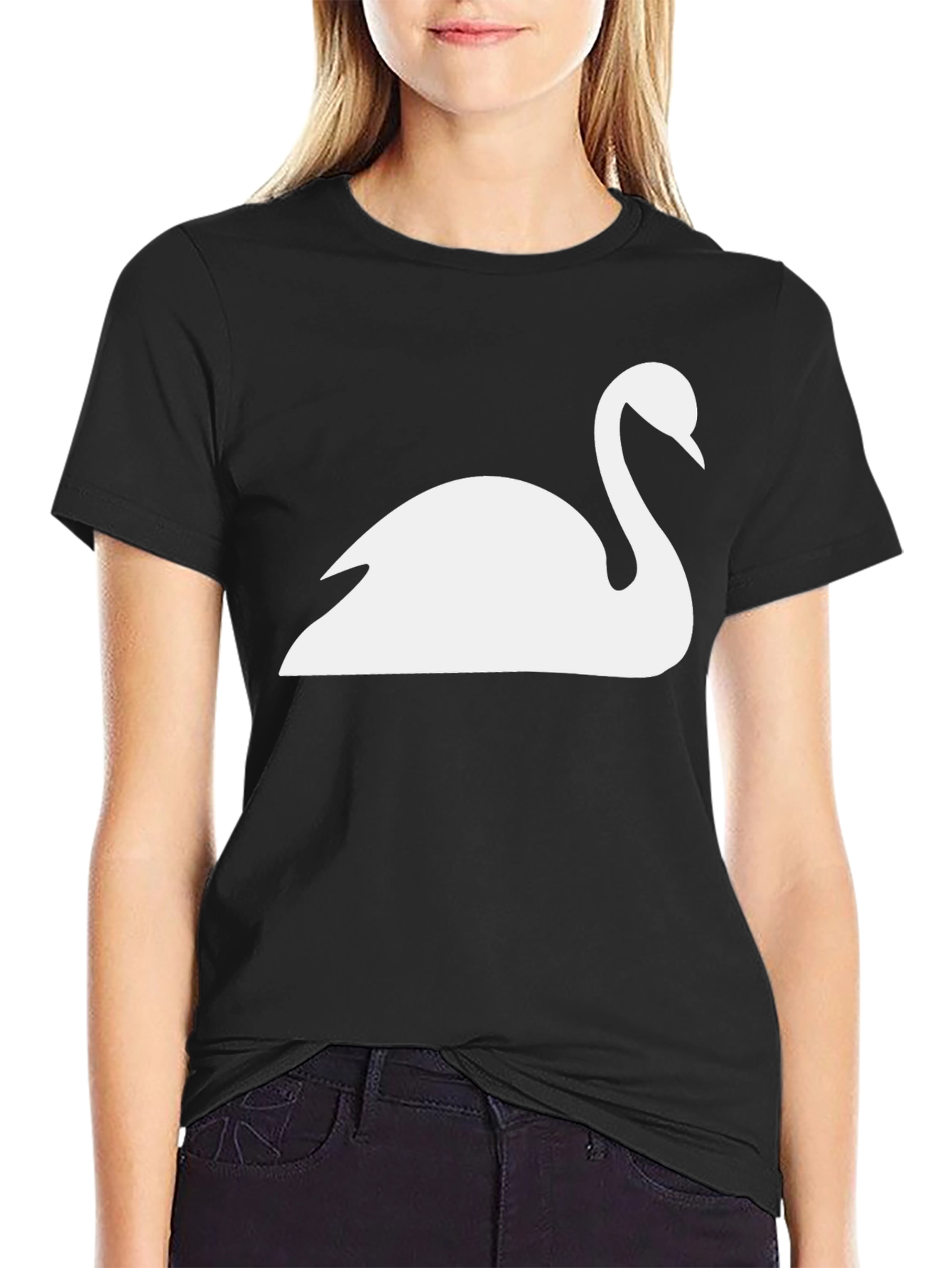 Black Black Swan Graphic Tee view 2