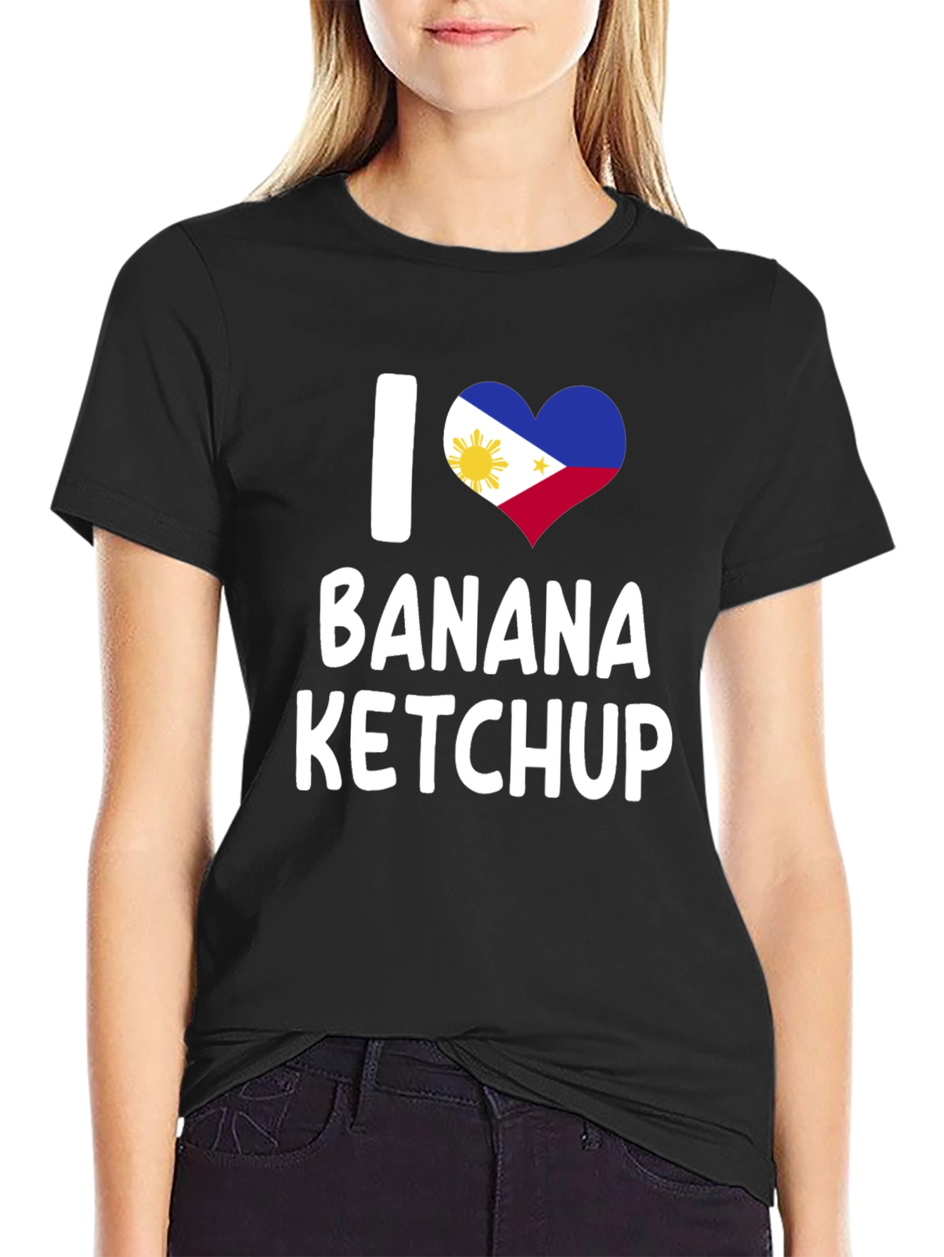 I Heart Banana Ketchup Tee - Novelty Graphic T-Shirt - 2