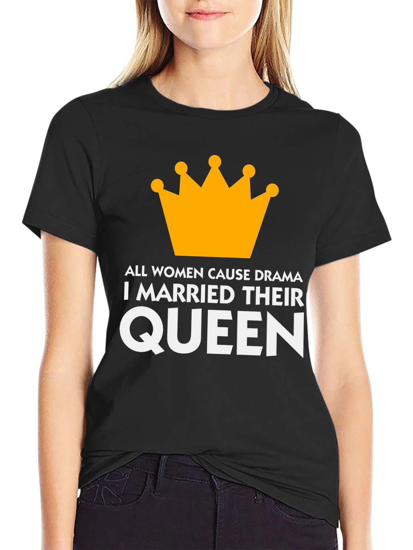 Black Queen Graphic Men's T-Shirt view 2