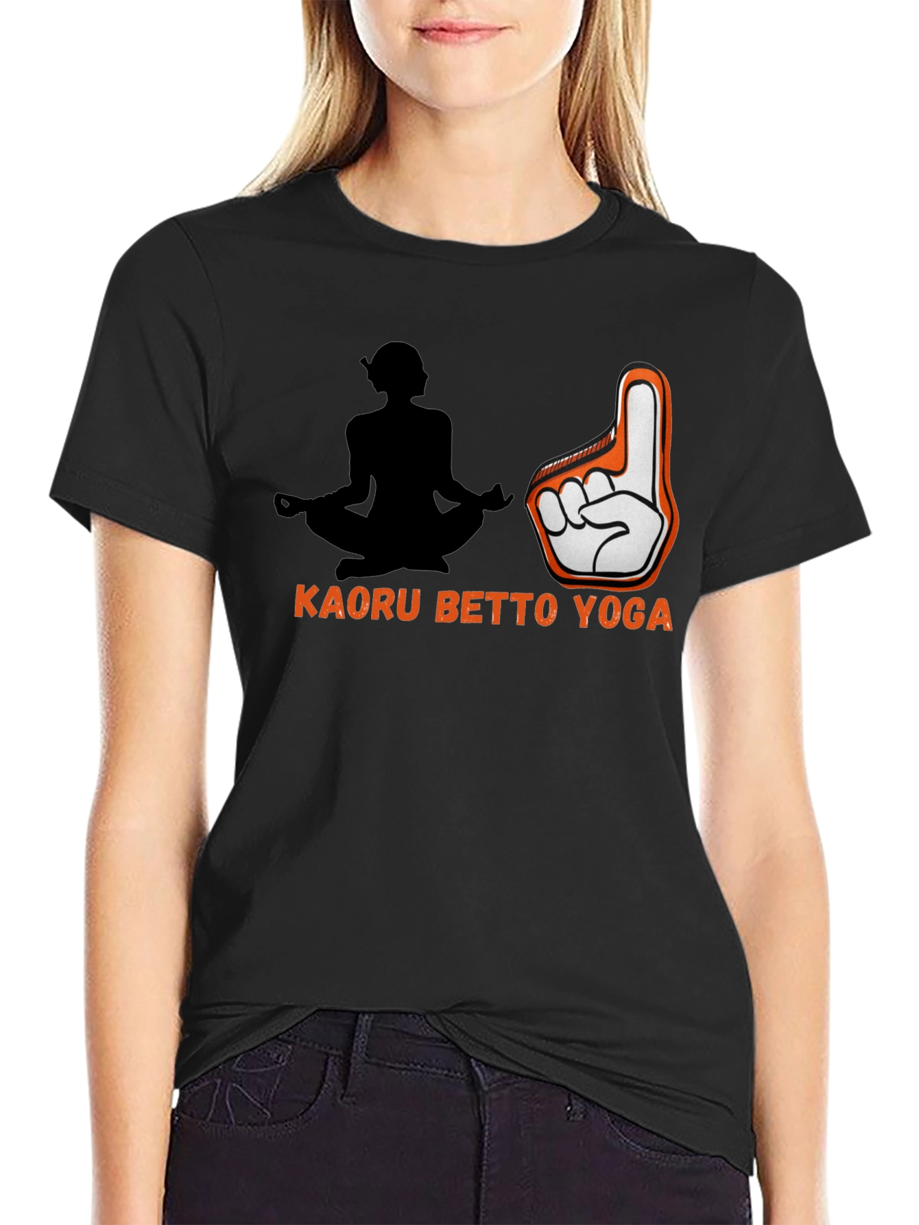 Black Kaoru Betto Yoga Black T-Shirt view 2