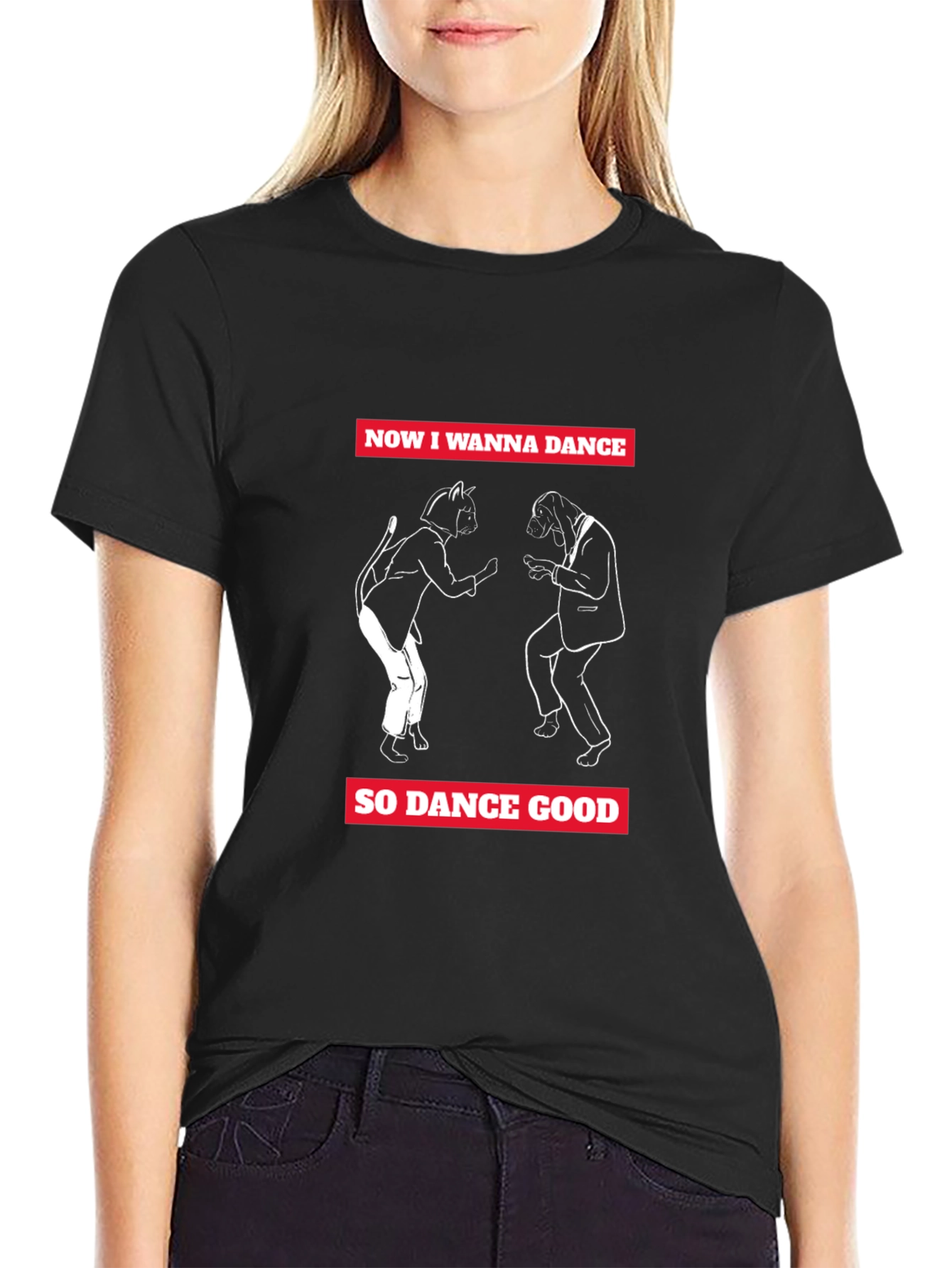 Black Now I Wanna Dance T-Shirt view 2