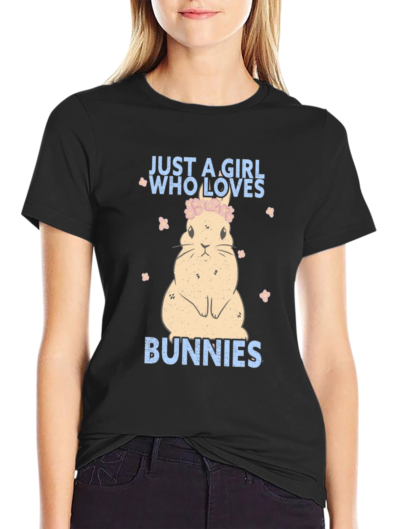 Just a Girl Who Loves Bunnies T-Shirt - 2