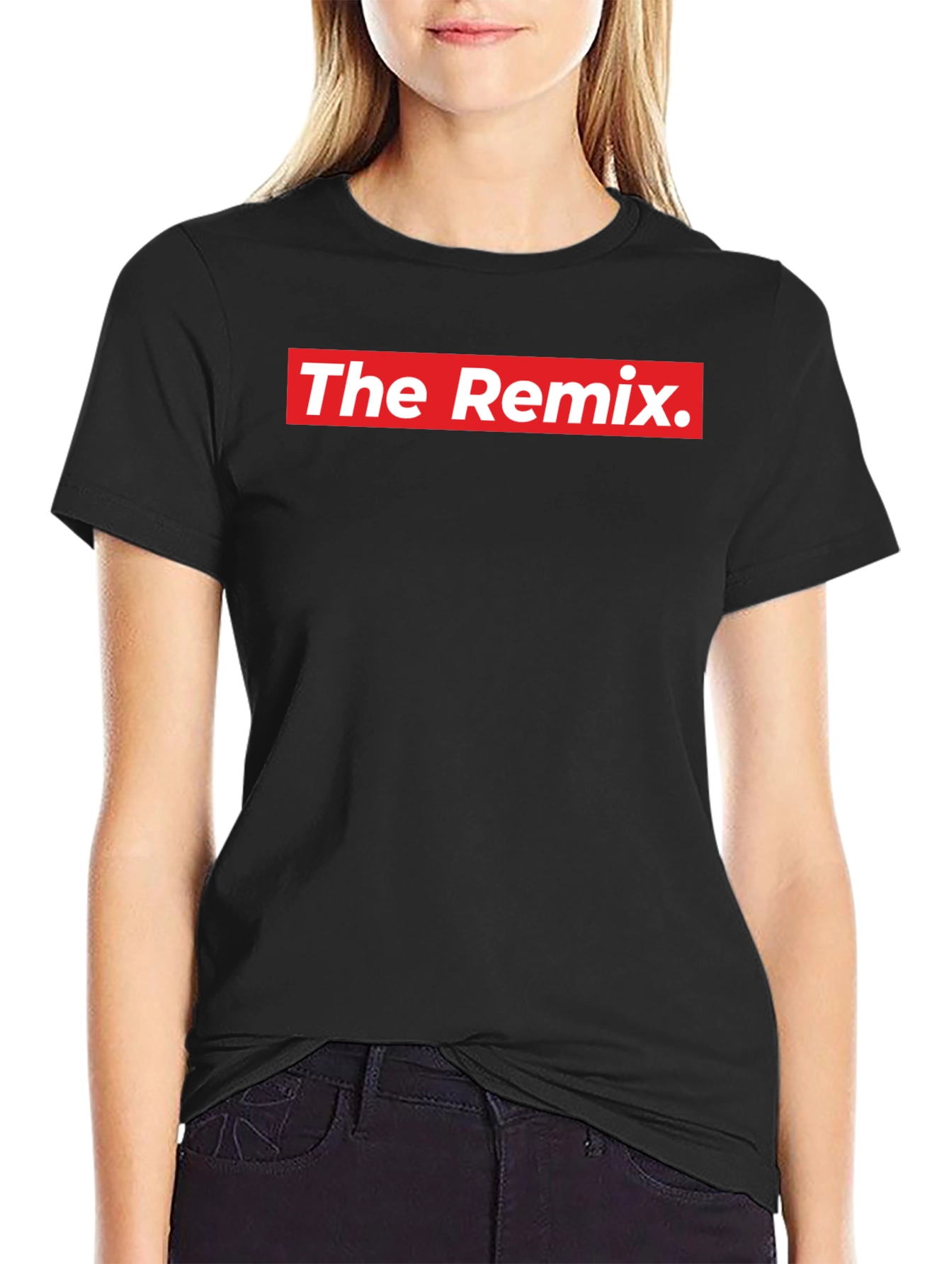 Black The Remix Graphic Tee - Streetwear Fashion view 2