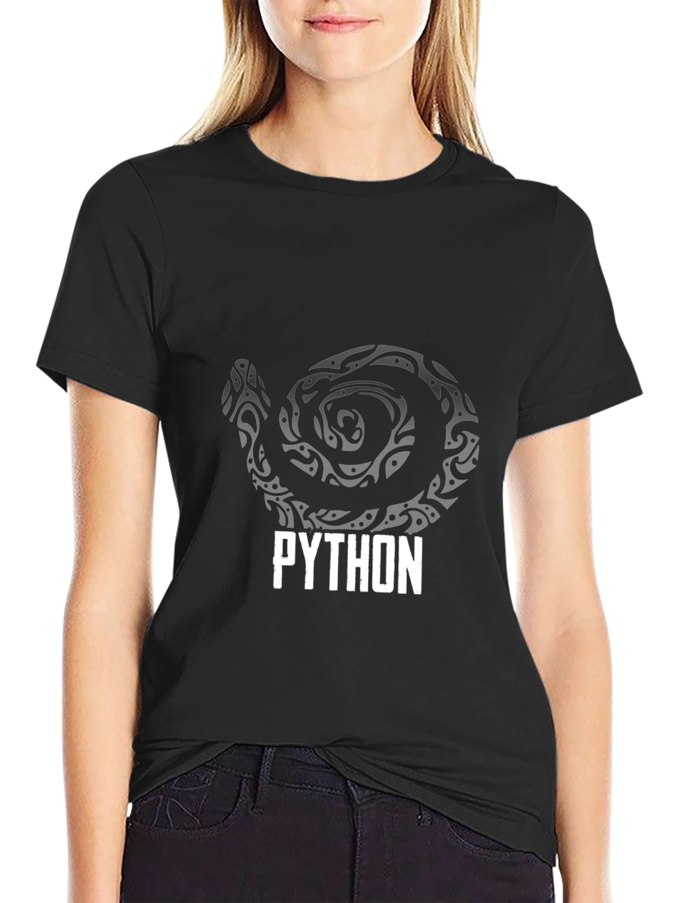 Python Snake Graphic Men's T-Shirt - 2