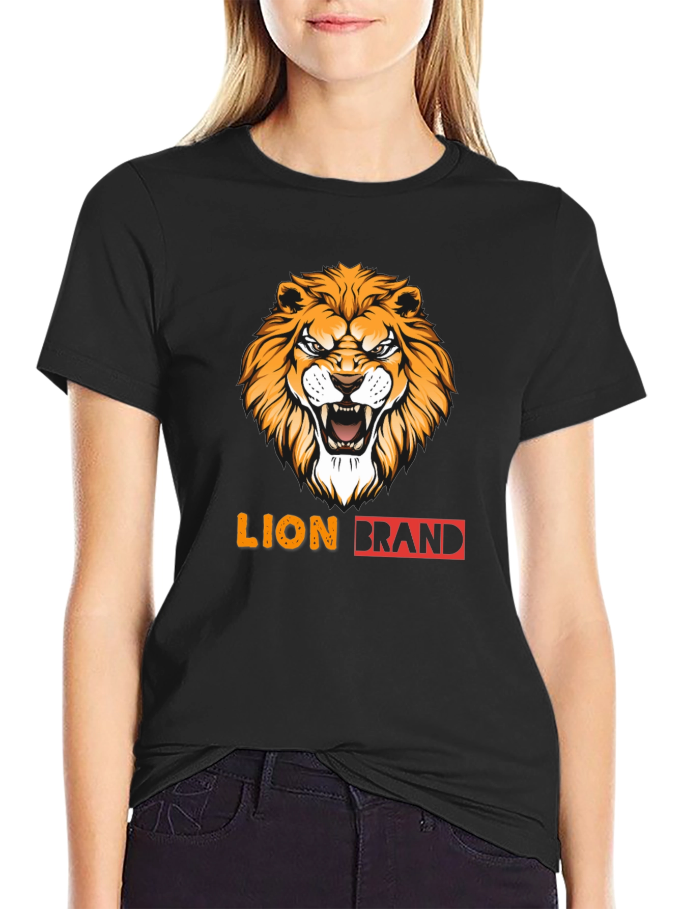 Black Lion Brand Black Graphic Tee view 2