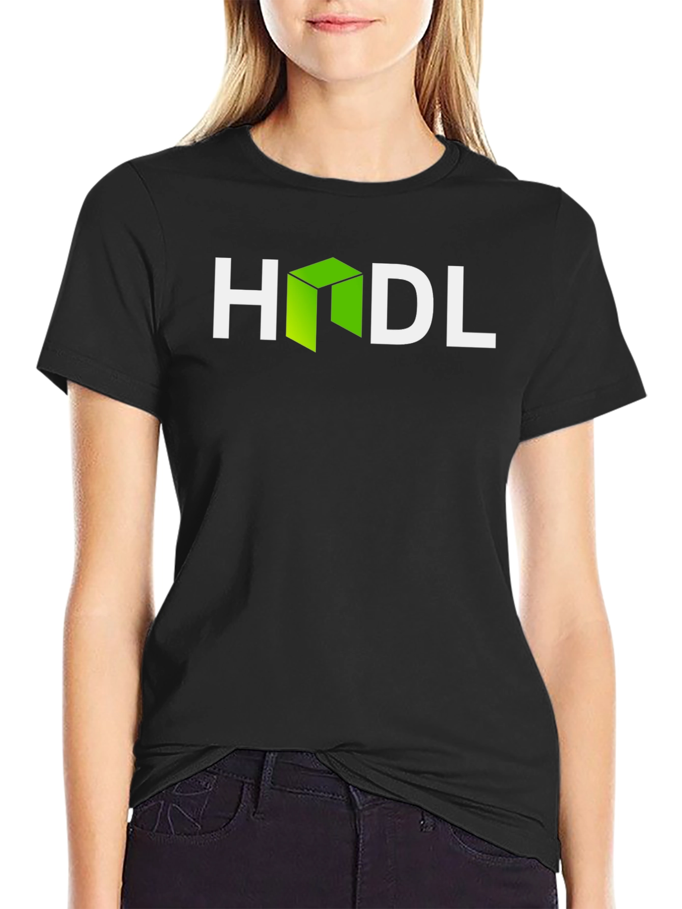 Black HODL Crypto T-Shirt - Black Bitcoin Tee view 2
