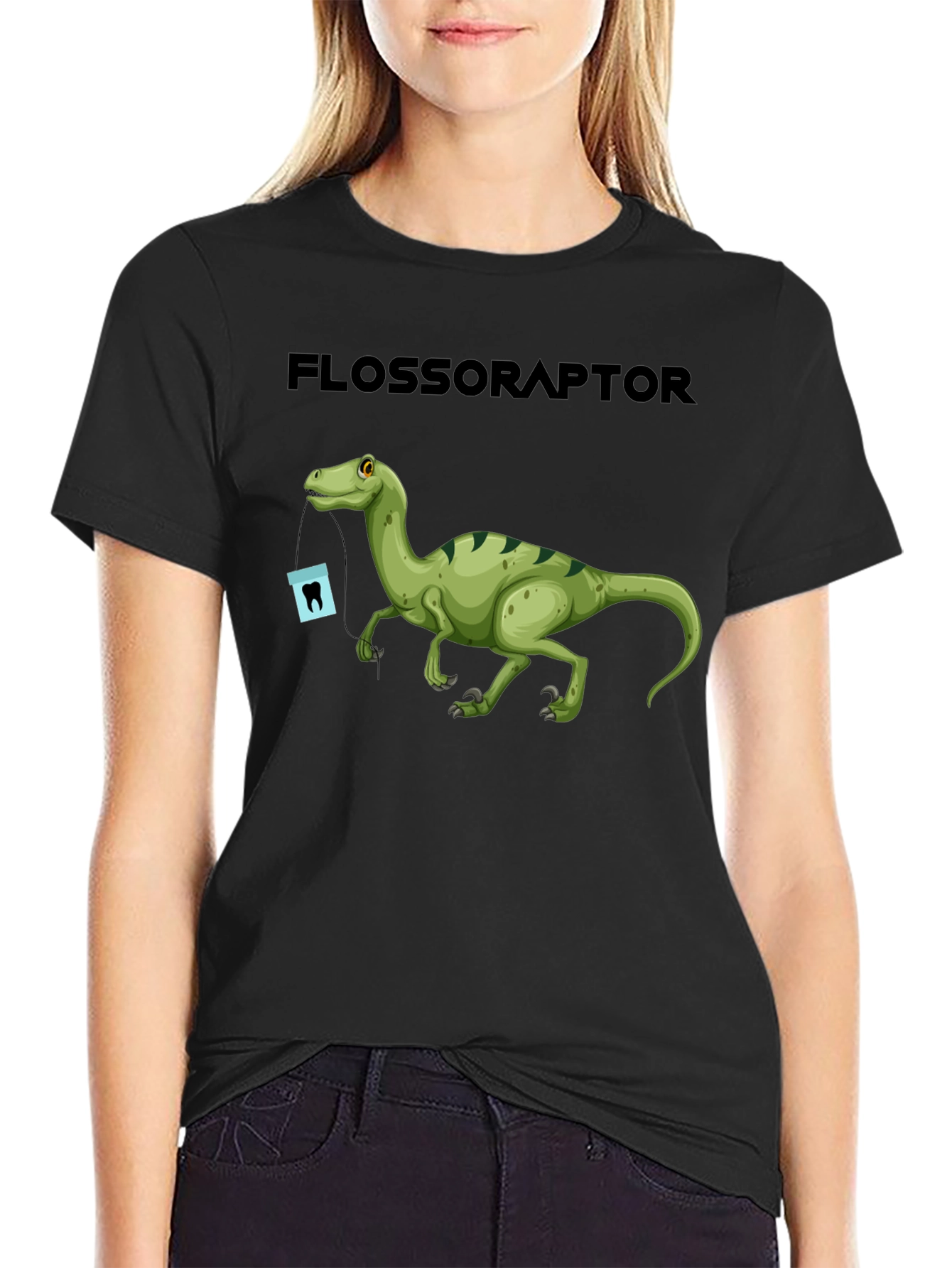 Flossoraptor Funny Dental T-Shirt - 2