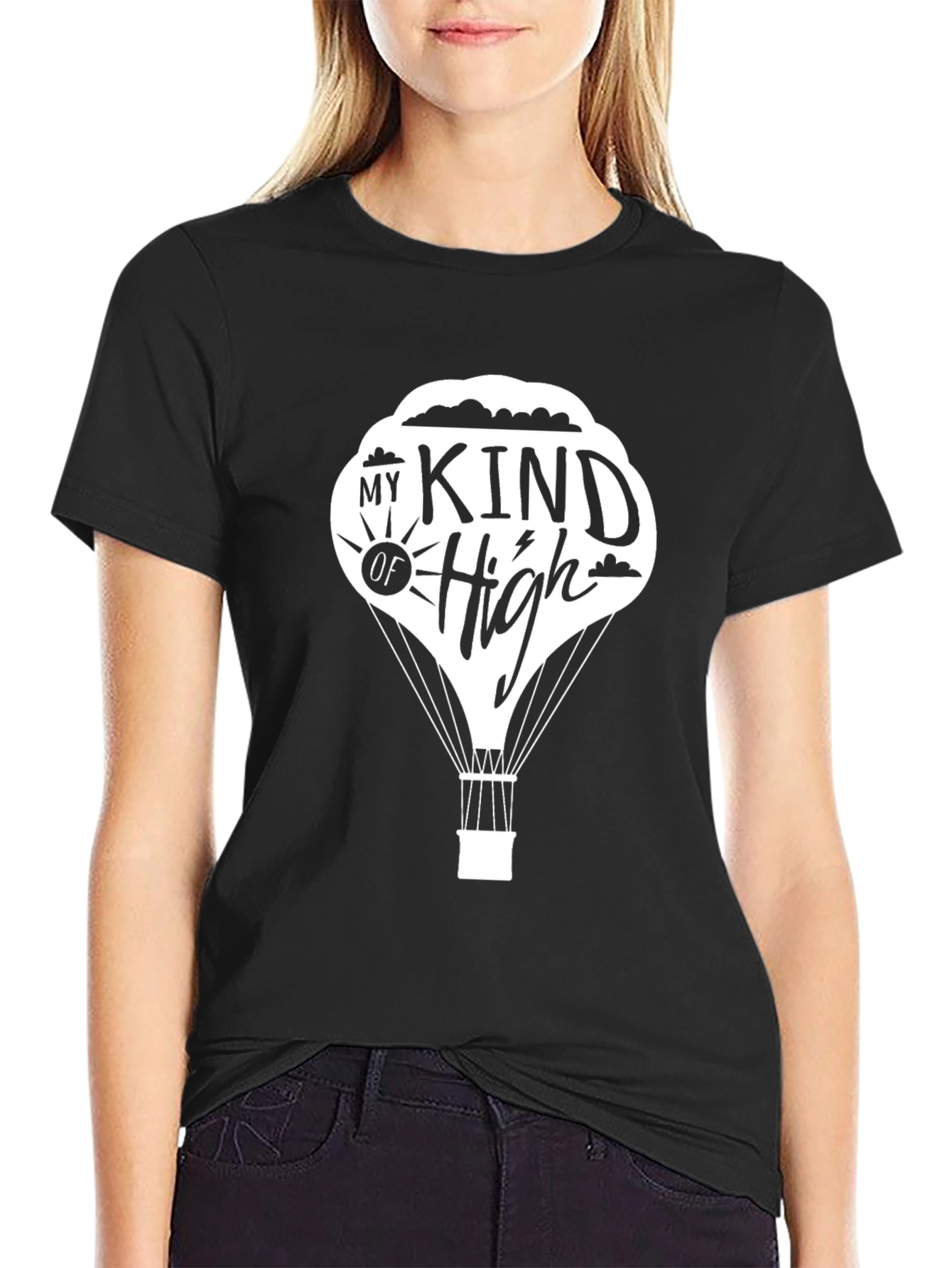 Black My Kind of High Graphic T-Shirt - Black view 2