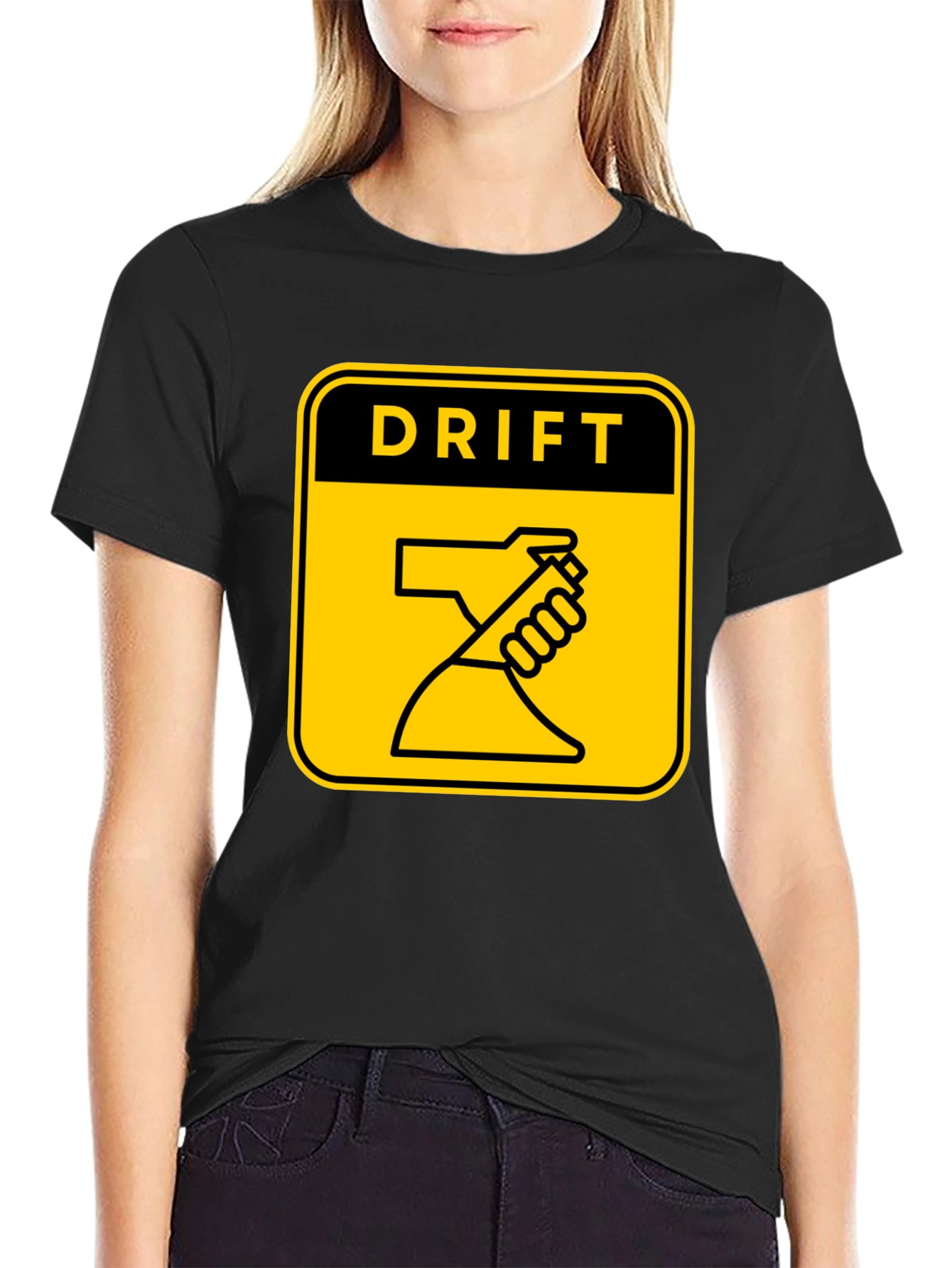 Black Drift Handbrake T-Shirt - Black view 2