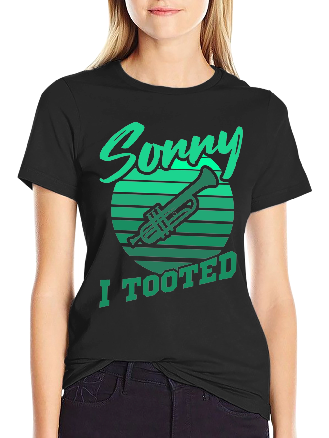 Sorry I Tooted Trumpet Graphic Tee - 2