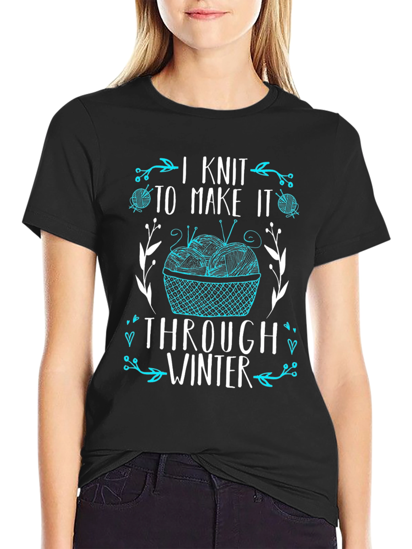I Knit to Make it Through Winter T-Shirt - 2