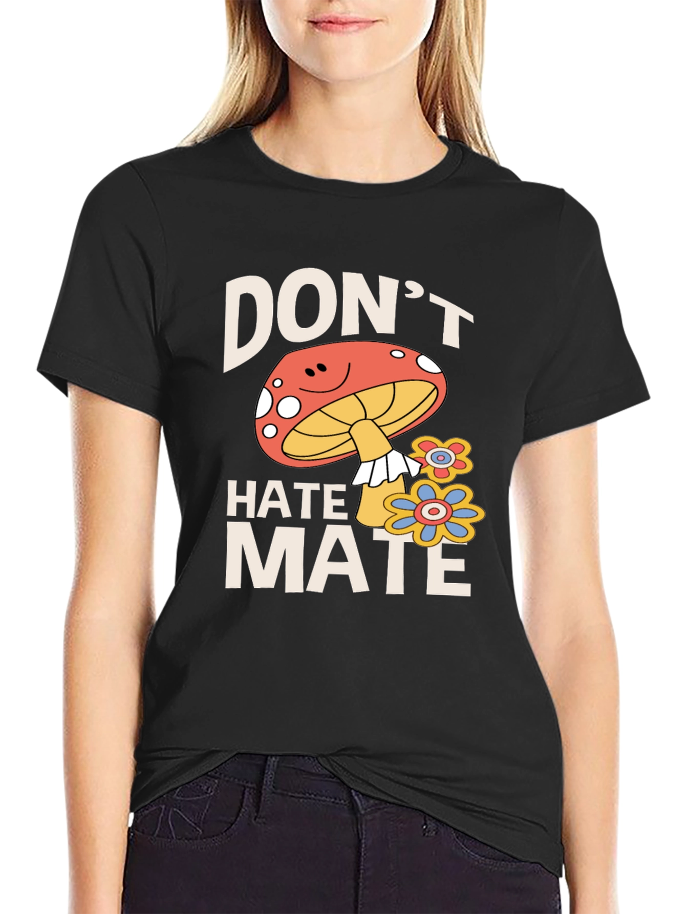 Black Don't Hate Mate Graphic Tee view 2