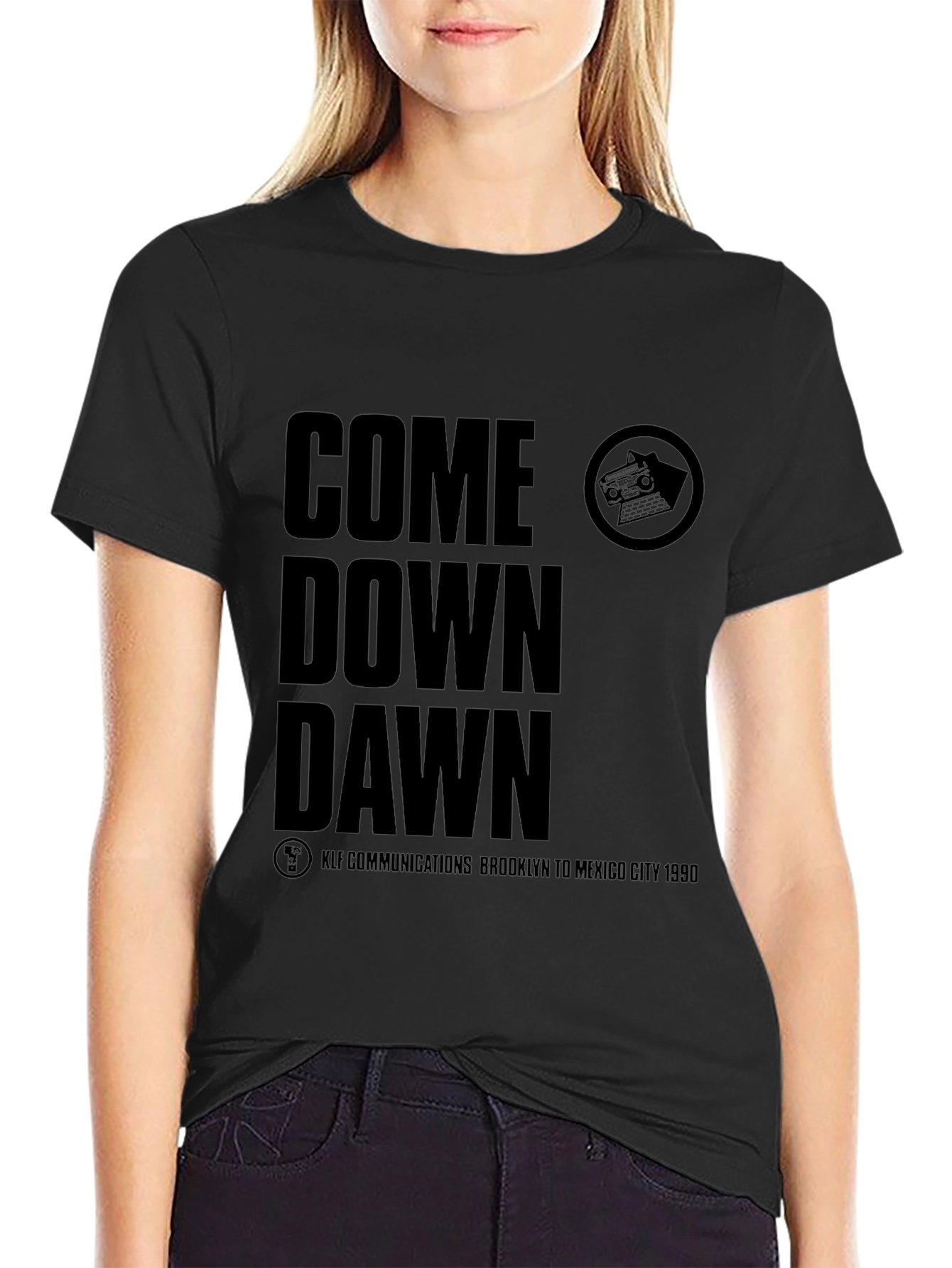Black Come Down Dawn T-Shirt view 2