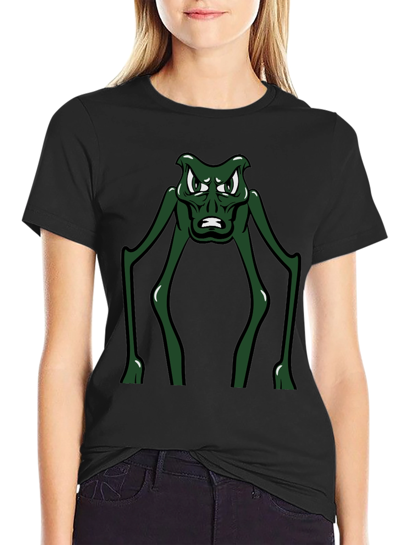 Black Monster Graphic Tee - Black T-Shirt view 2