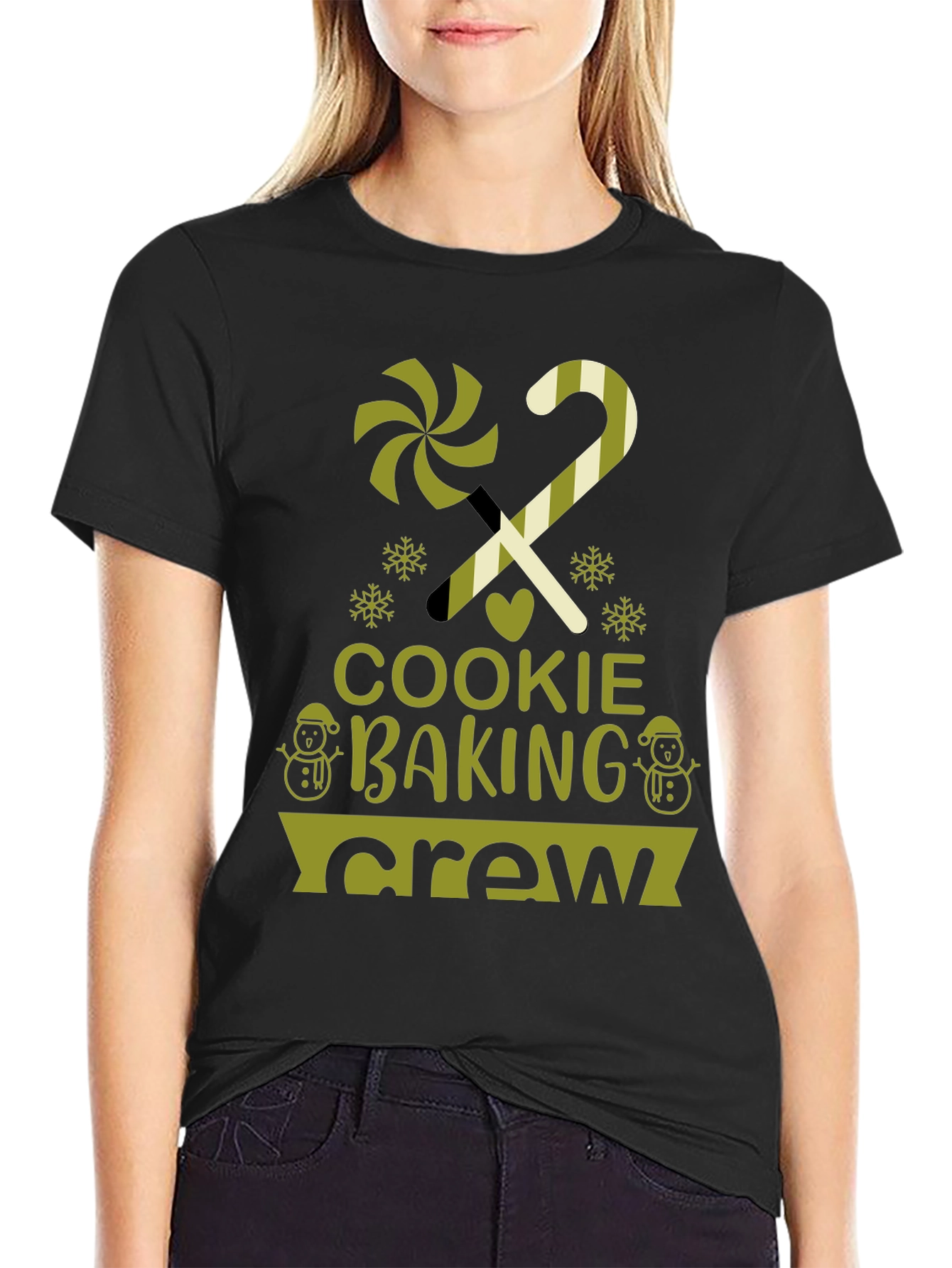 Cookie Baking Crew Tee - Holiday Festive Shirt - 2