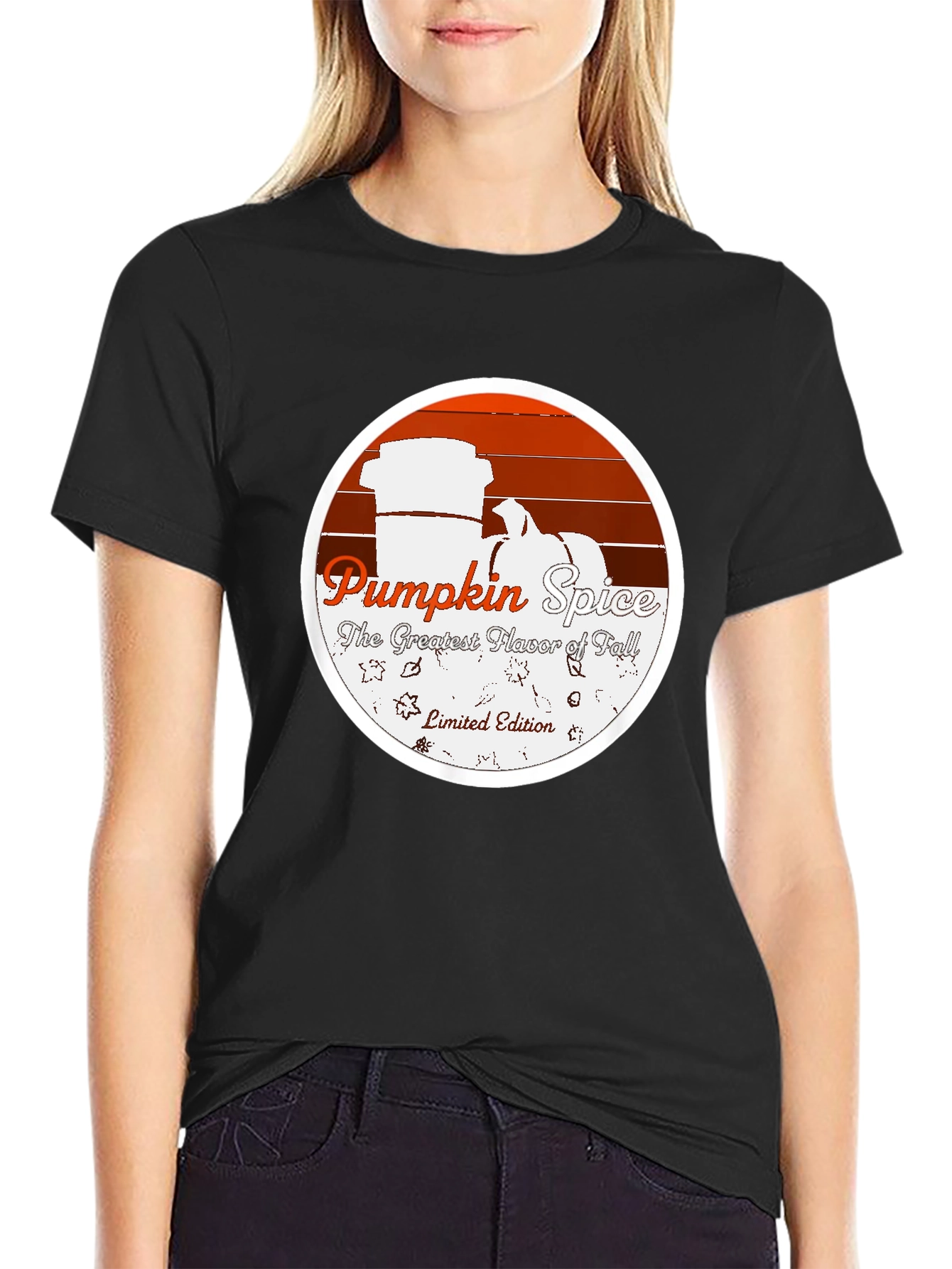 Black Pumpkin Spice Fall Limited Edition T-Shirt view 2