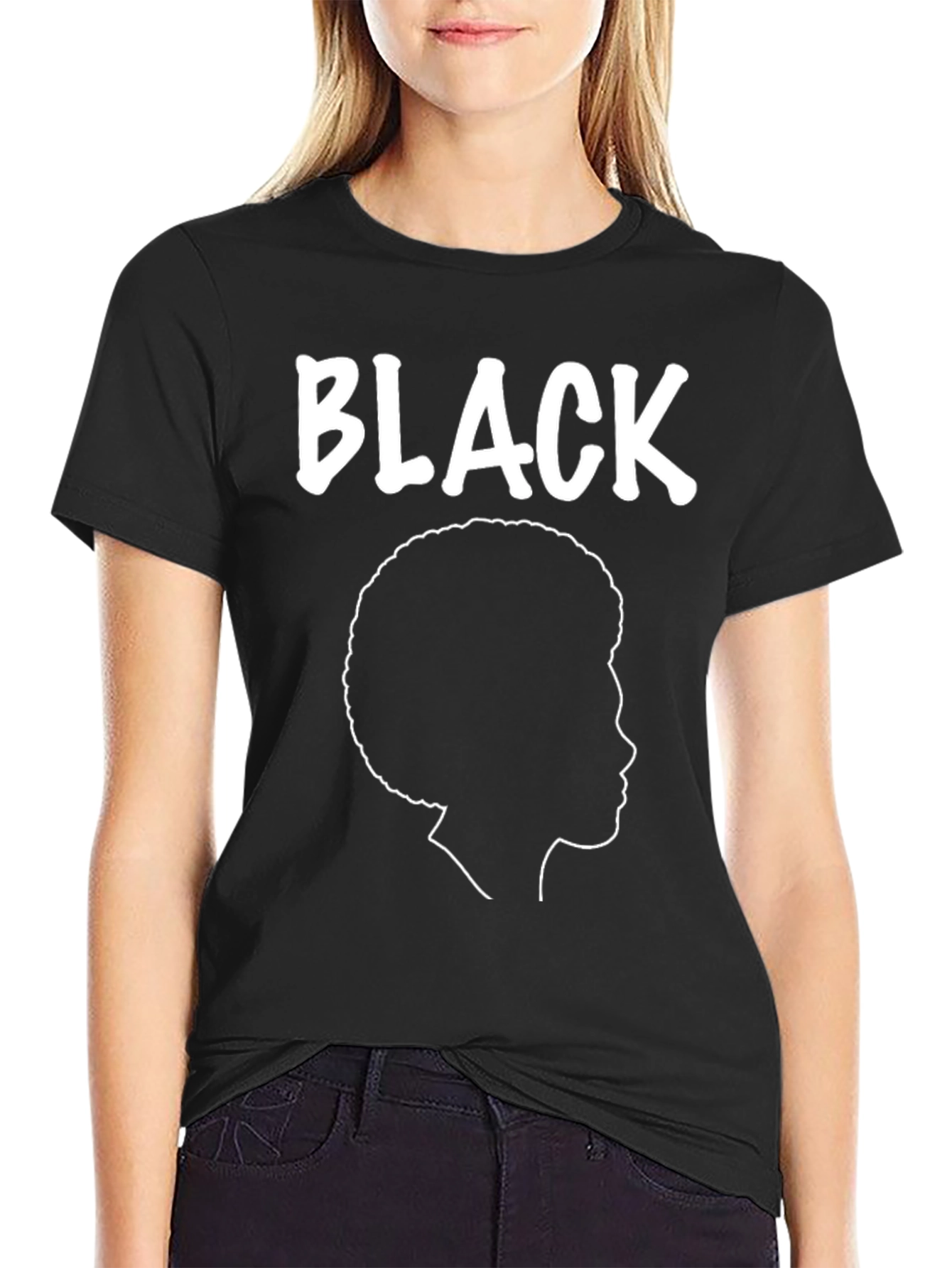 Black Black Silhouette T-Shirt view 2