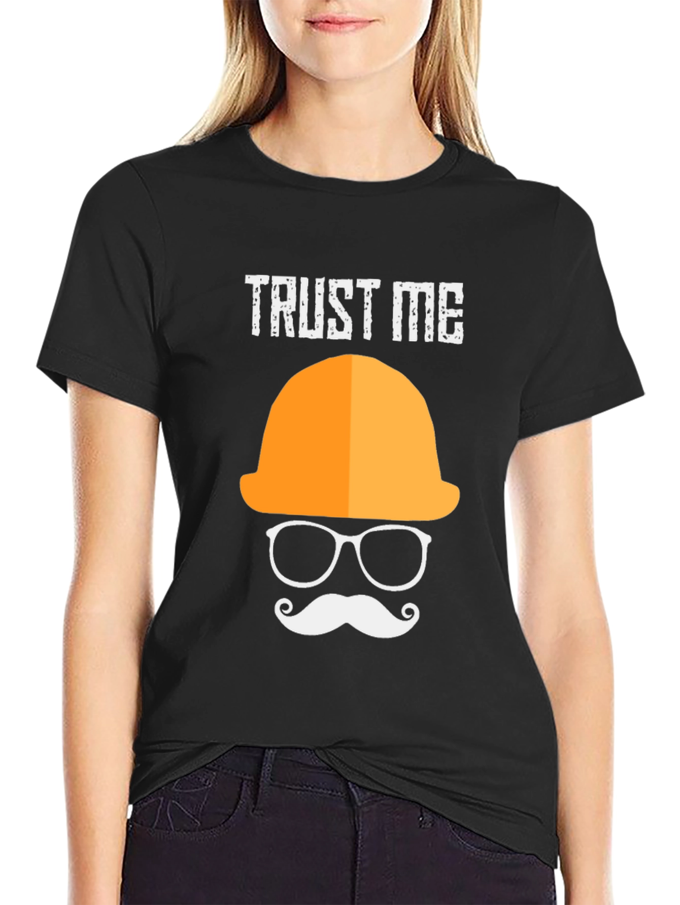 Black Trust Me Engineer T-Shirt view 2