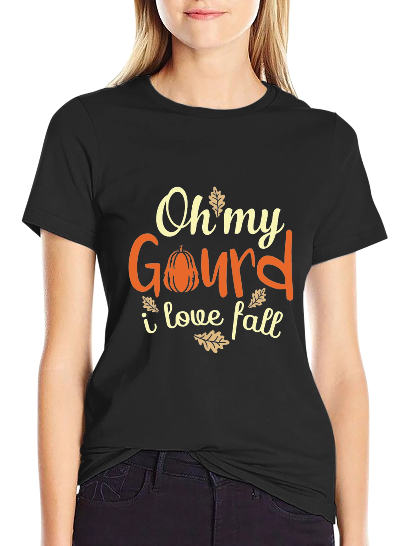 Oh My Gourd I Love Fall Graphic Tee - 2