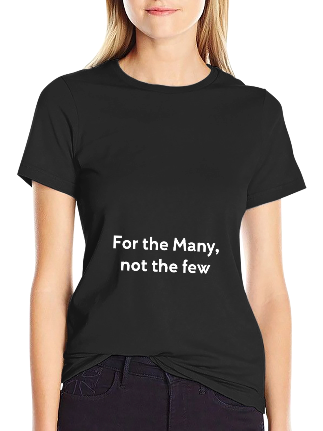 Black For the Many Tee - Classic Black view 2