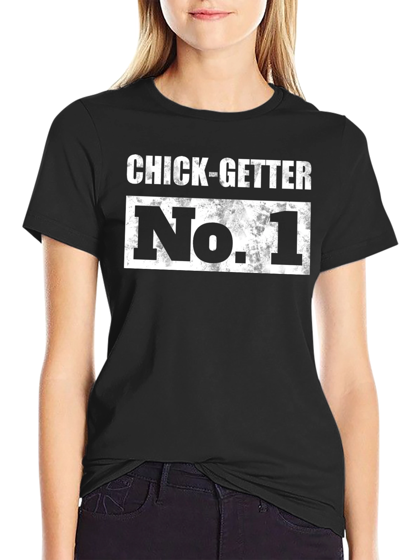 Black Chick-Getter No. 1 Graphic Tee view 2