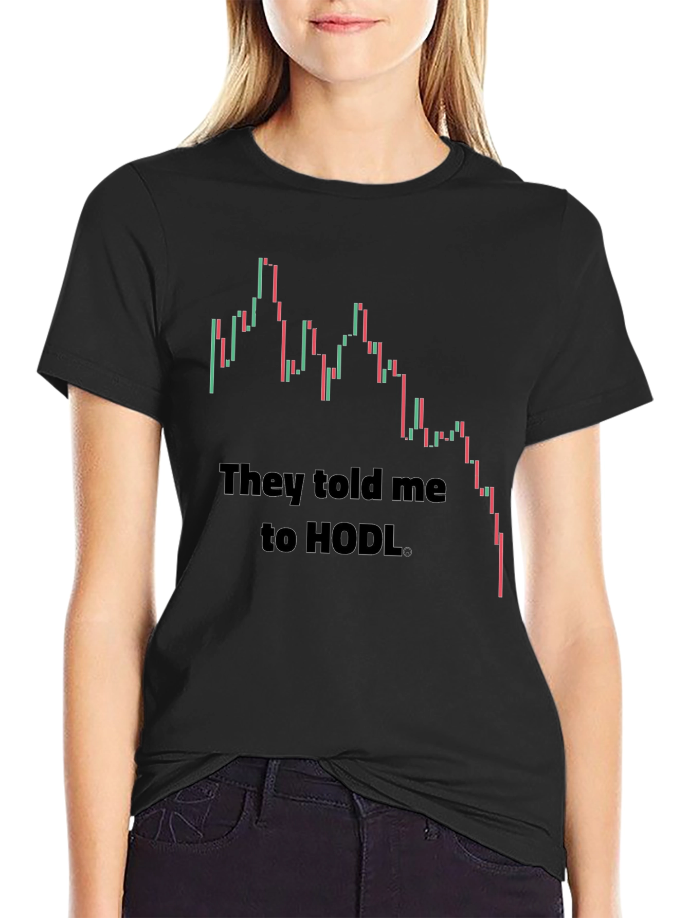 HODL Crypto Stock Chart T-Shirt - 2